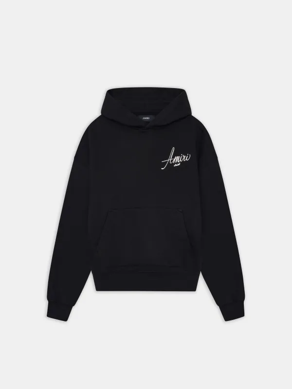 AMIRI HOTEL HOODIE - BLACK sold by AMIRI