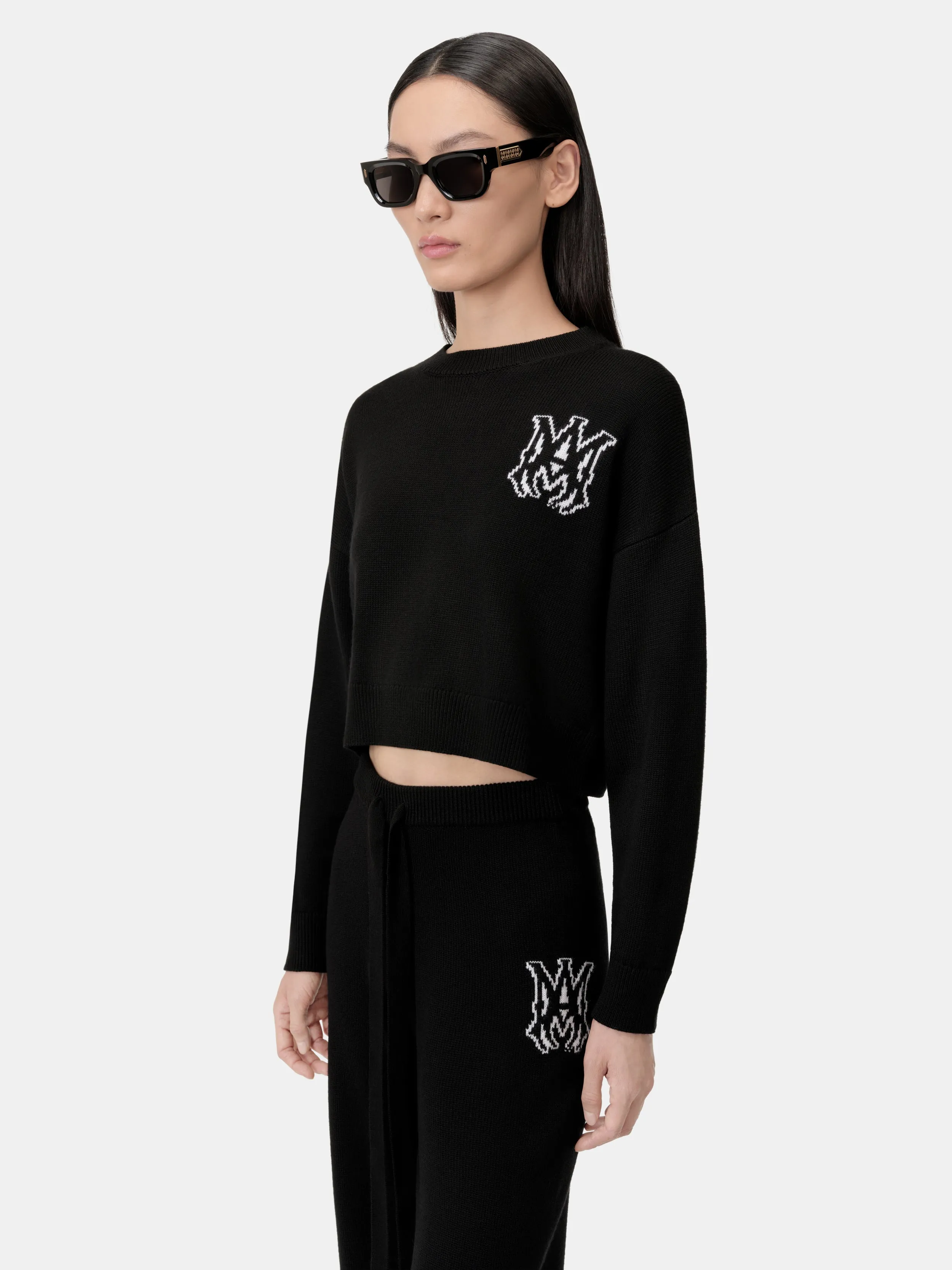 WOMEN - WOMEN'S WOMEN'S MA CREW - BLACK sold by AMIRI product image thumbnail 5