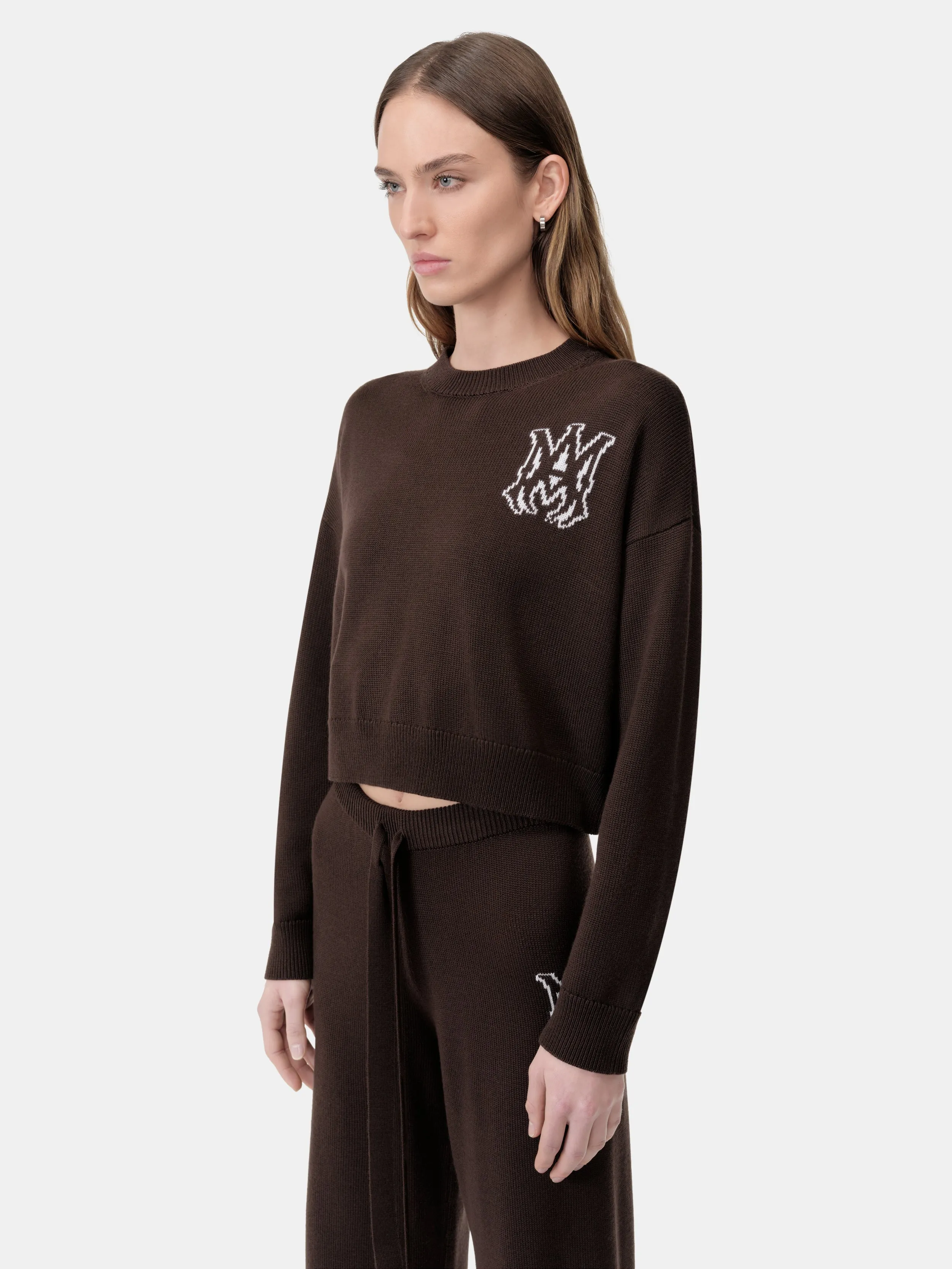 WOMEN - WOMEN'S MA CREW - CHOCOLATE sold by AMIRI product image thumbnail 4