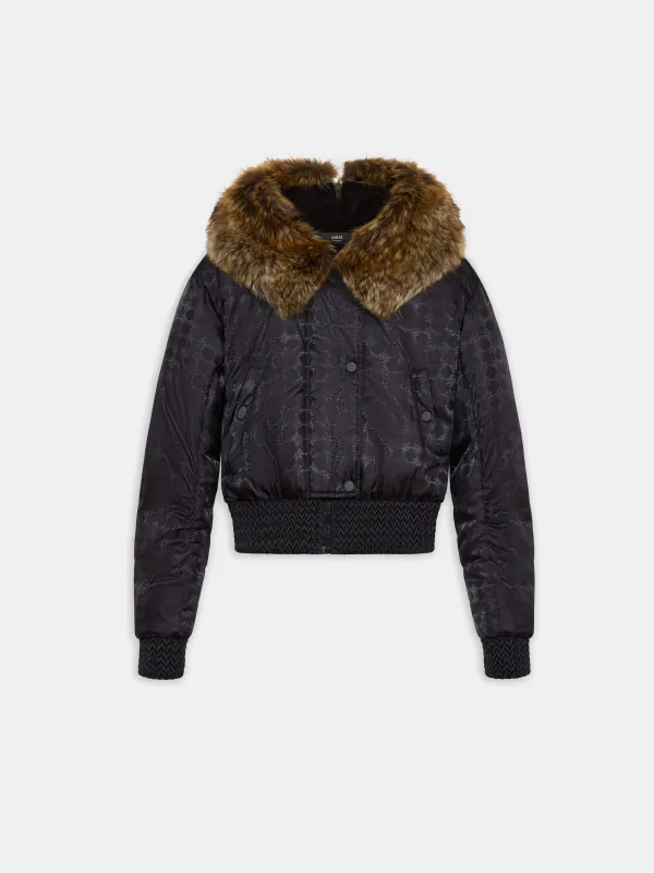 WOMEN - WOMEN'S MA QUAD HOODED DOWN JACKET - Black made by AMIRI