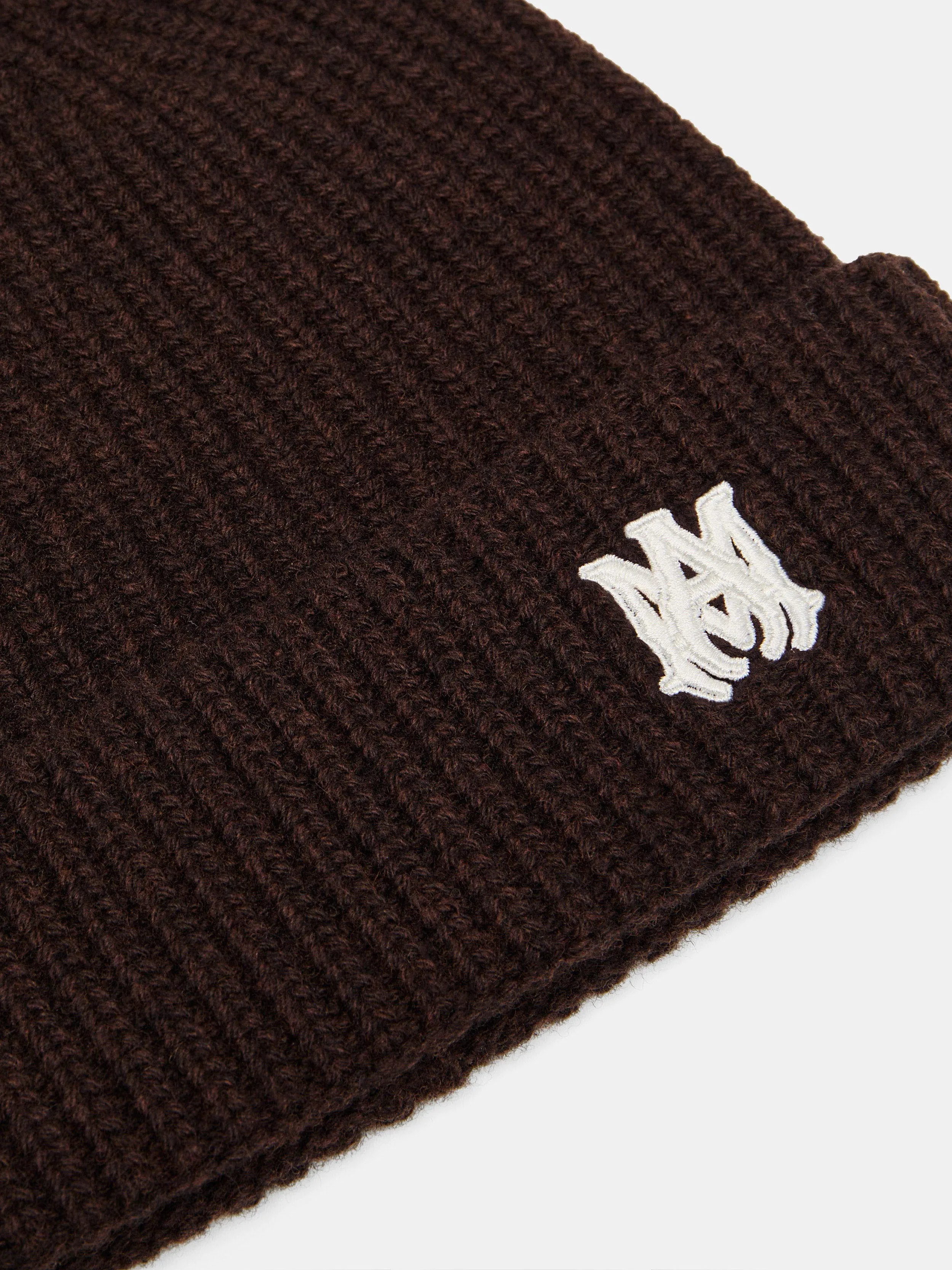 WOMEN - WOMEN'S MA BEANIE - Dark Brown sold by AMIRI product image thumbnail 2