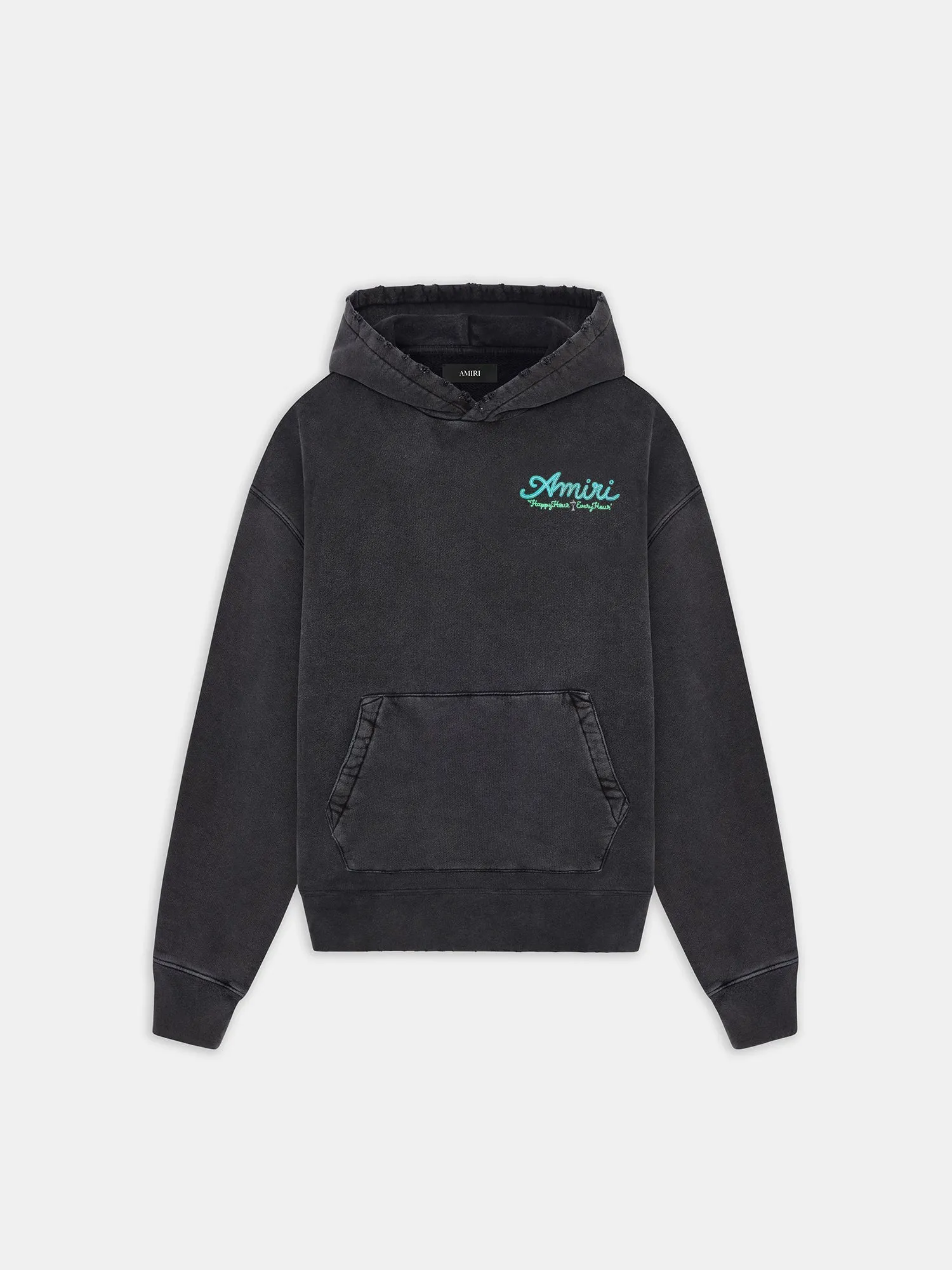 AMIRI NEON LIGHTS HOODIE - BLACK sold by AMIRI