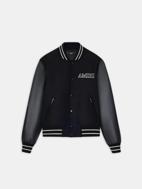 AMIRI VARSITY JACKET - BLACK sold by AMIRI