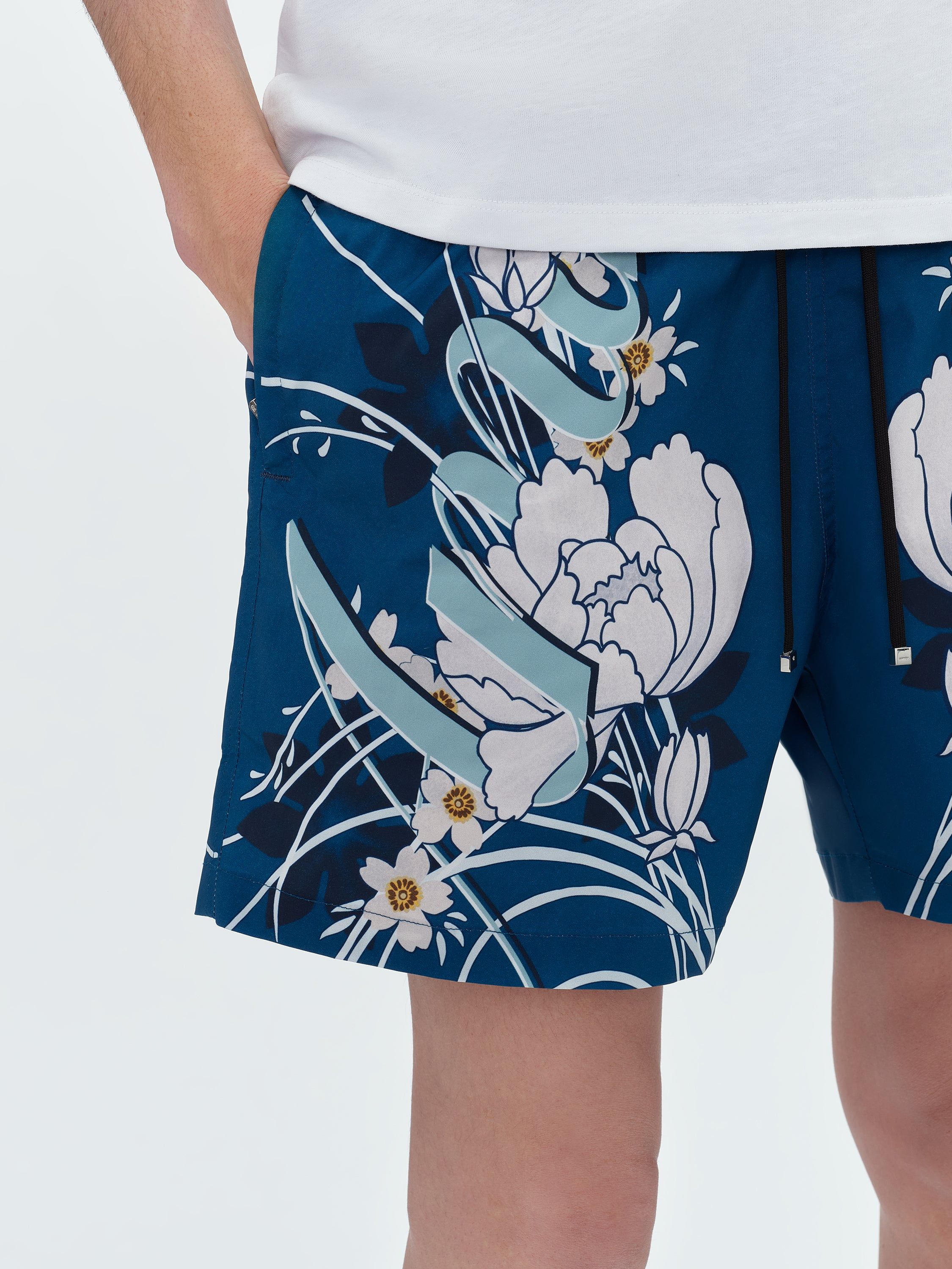 FLORAL AMIRI SWIM TRUNK - BLUE sold by AMIRI product image thumbnail 6
