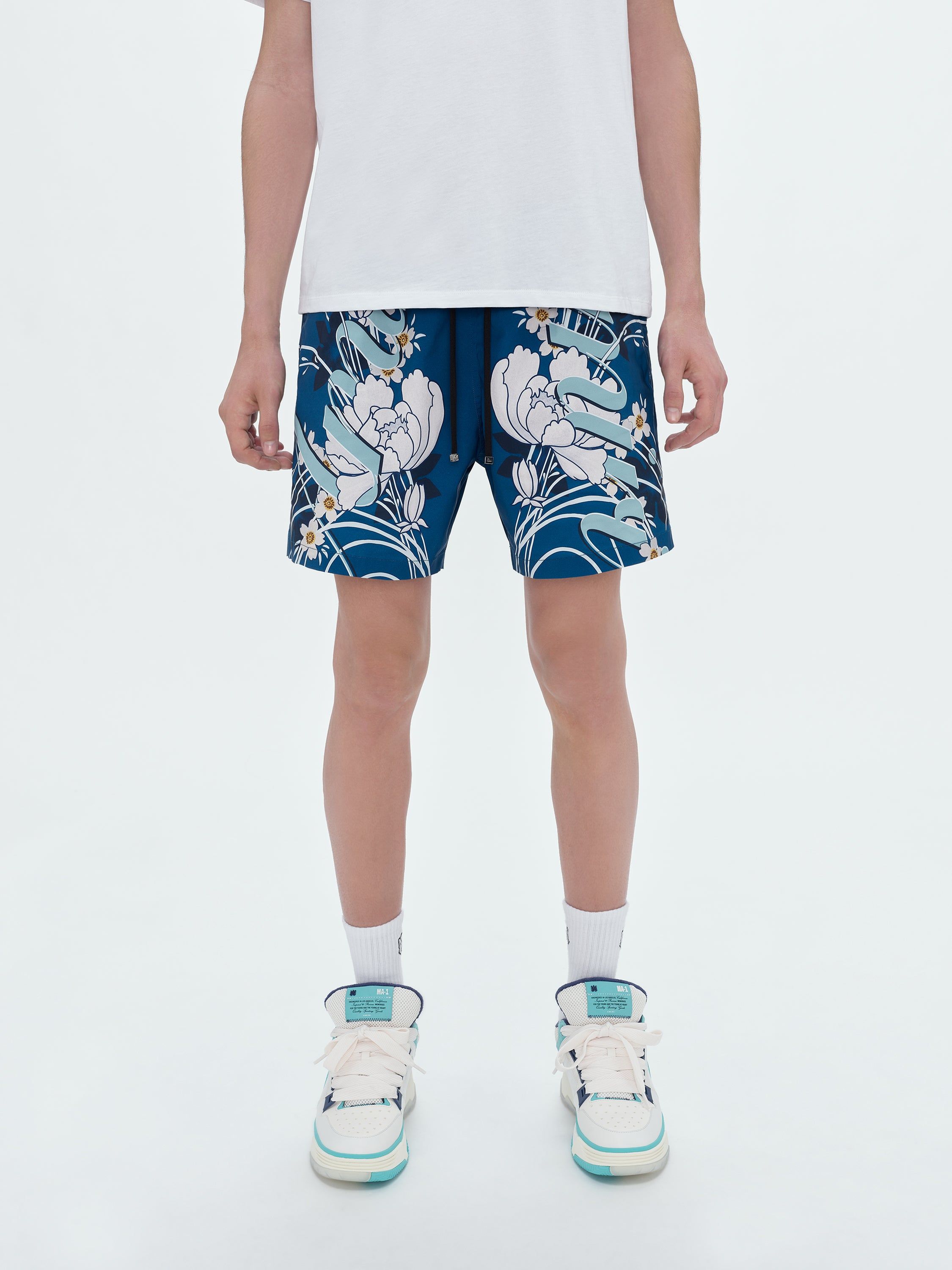 FLORAL AMIRI SWIM TRUNK - BLUE sold by AMIRI product image thumbnail 3