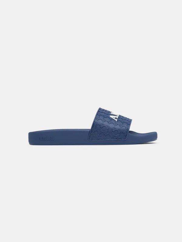MA QUAD POOL SLIDE - Midnight Blue made by AMIRI