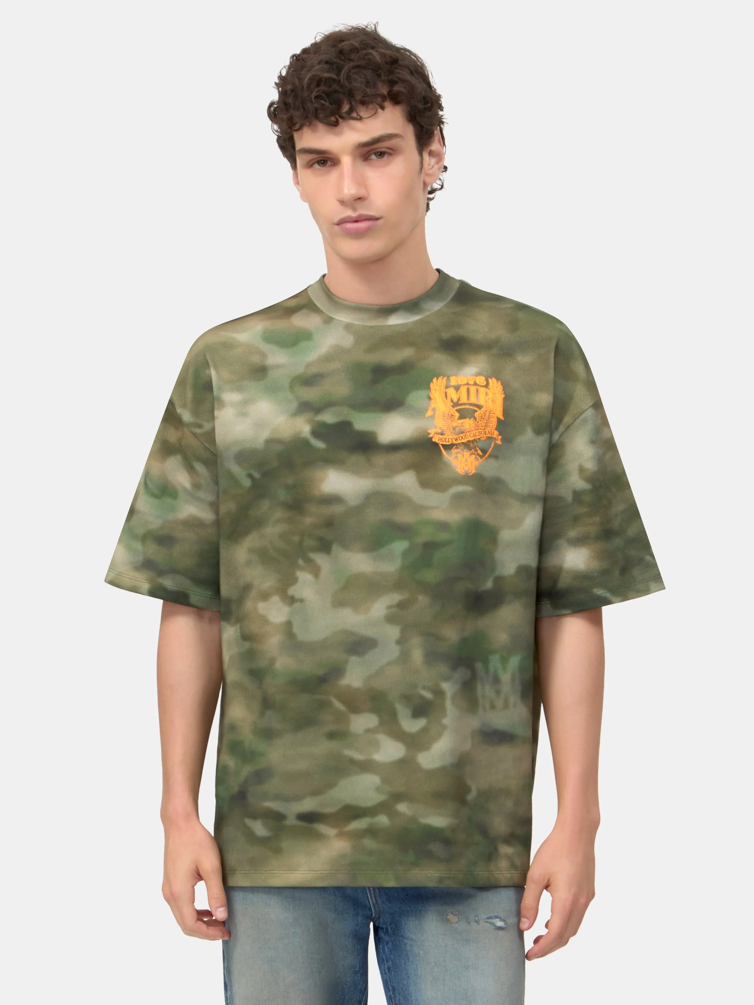 AMIRI EAGLE OVERSIZED TEE - Camo sold by AMIRI product image thumbnail 3