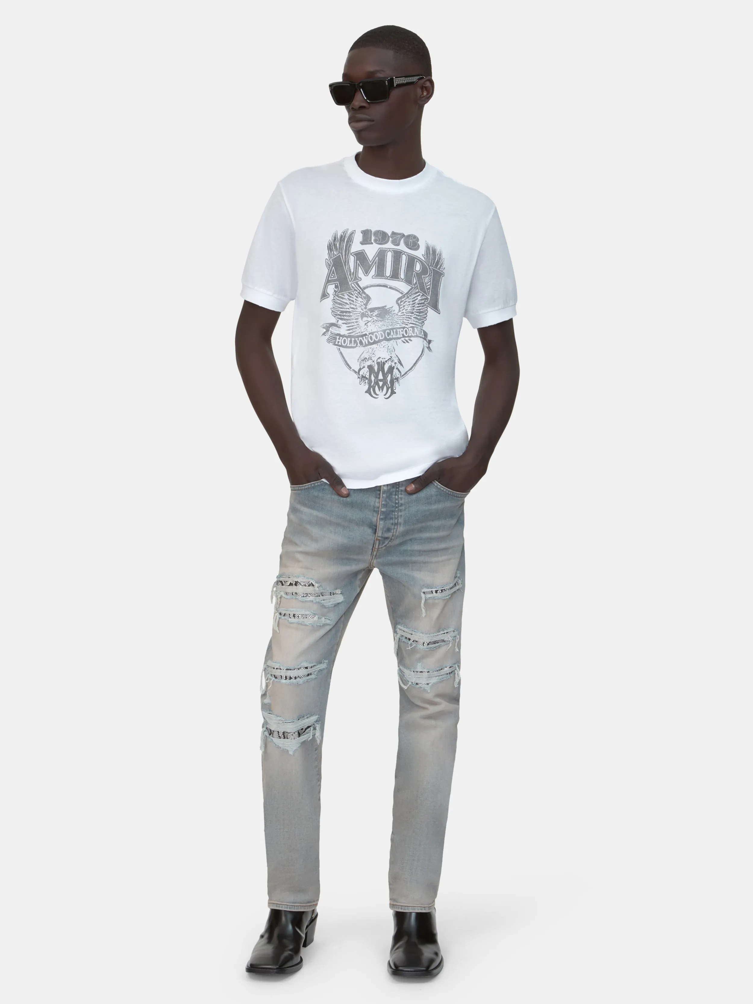 AMIRI EAGLE TEE - White sold by AMIRI product image thumbnail 2