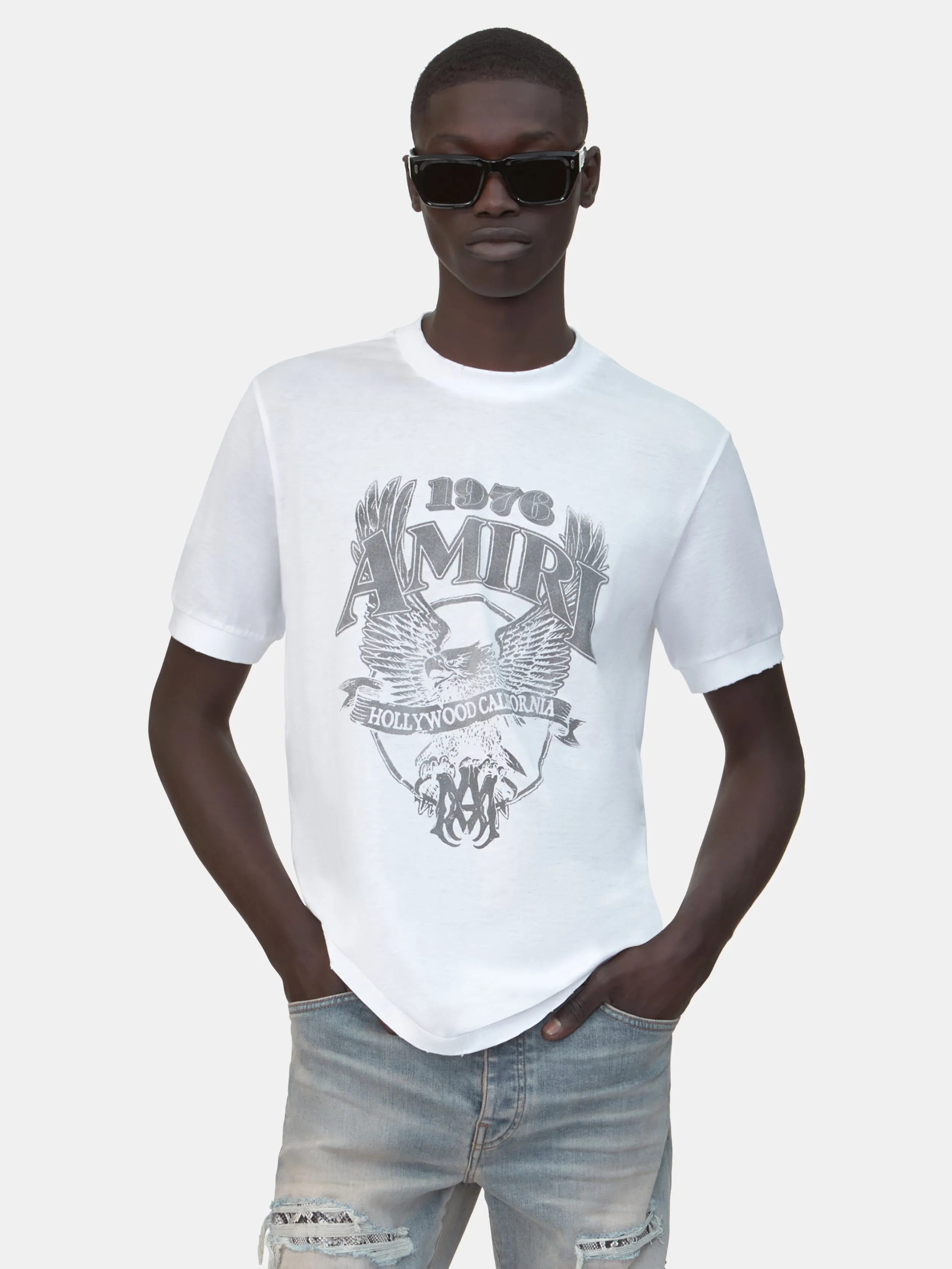 AMIRI EAGLE TEE - White sold by AMIRI product image thumbnail 3