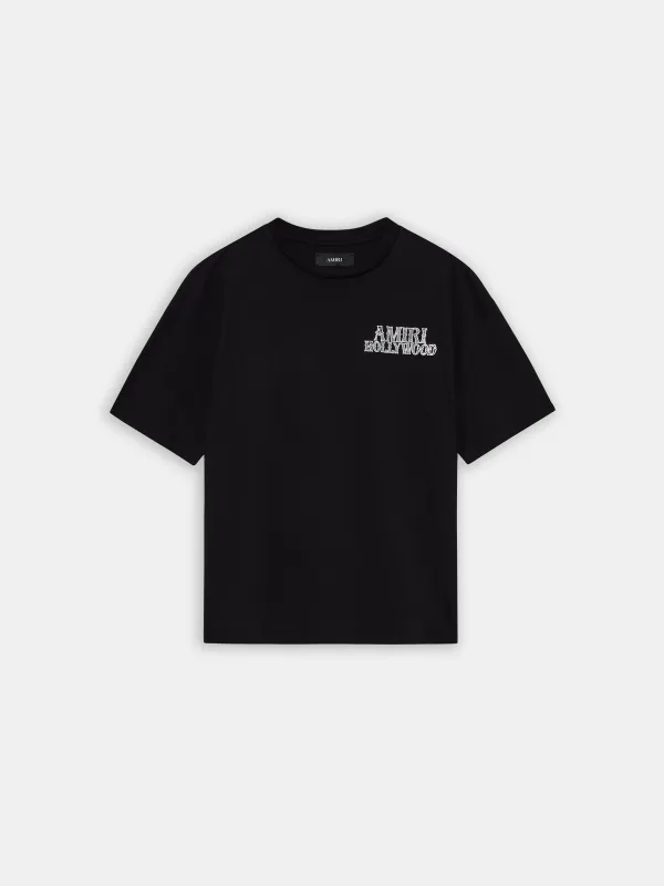 AMIRI HOLLYWOOD CITY TEE - Black sold by AMIRI