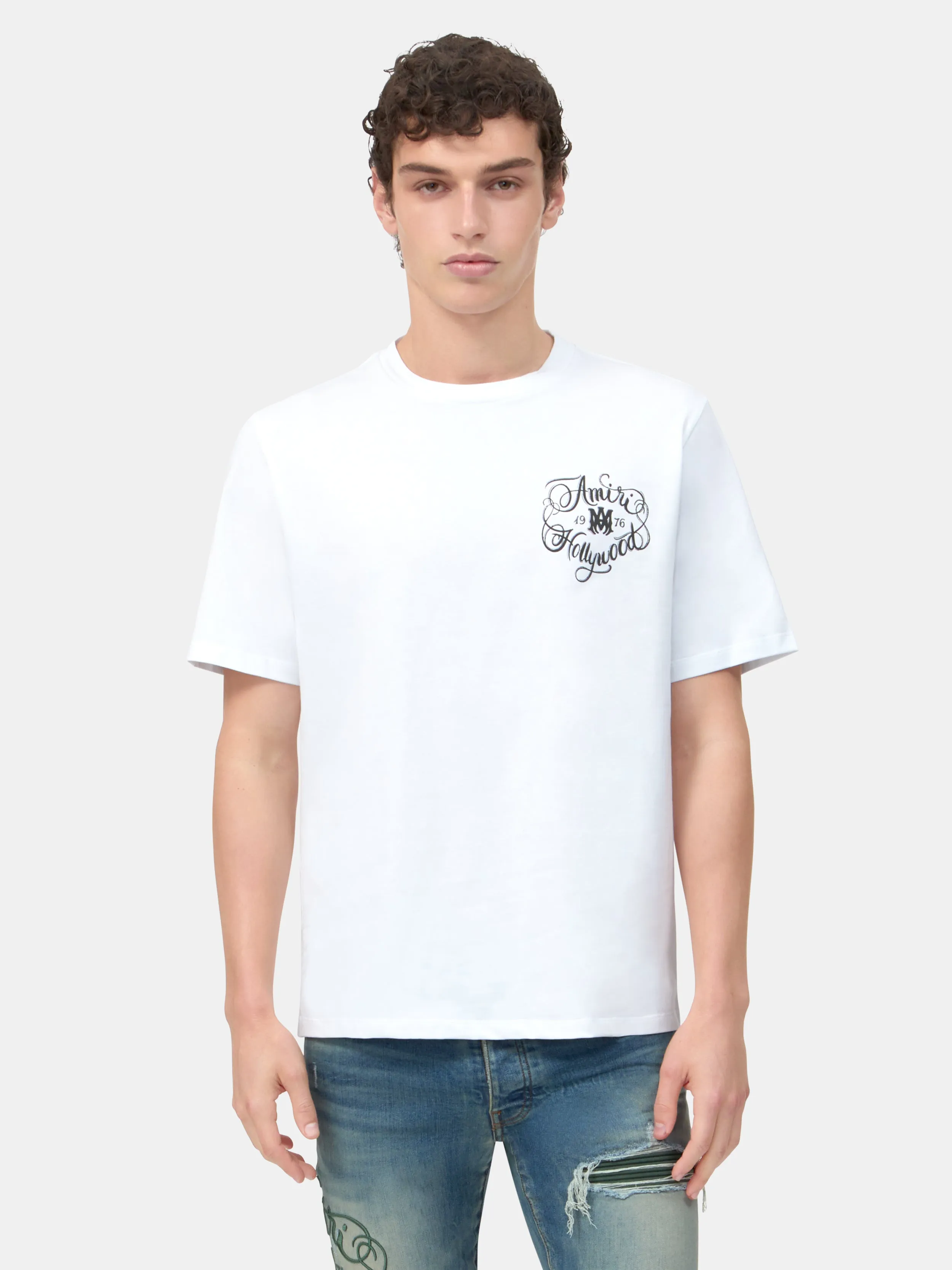 AMIRI HOLLYWOOD TEE - White sold by AMIRI product image thumbnail 3