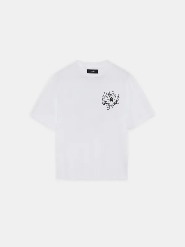 AMIRI HOLLYWOOD TEE - White sold by AMIRI