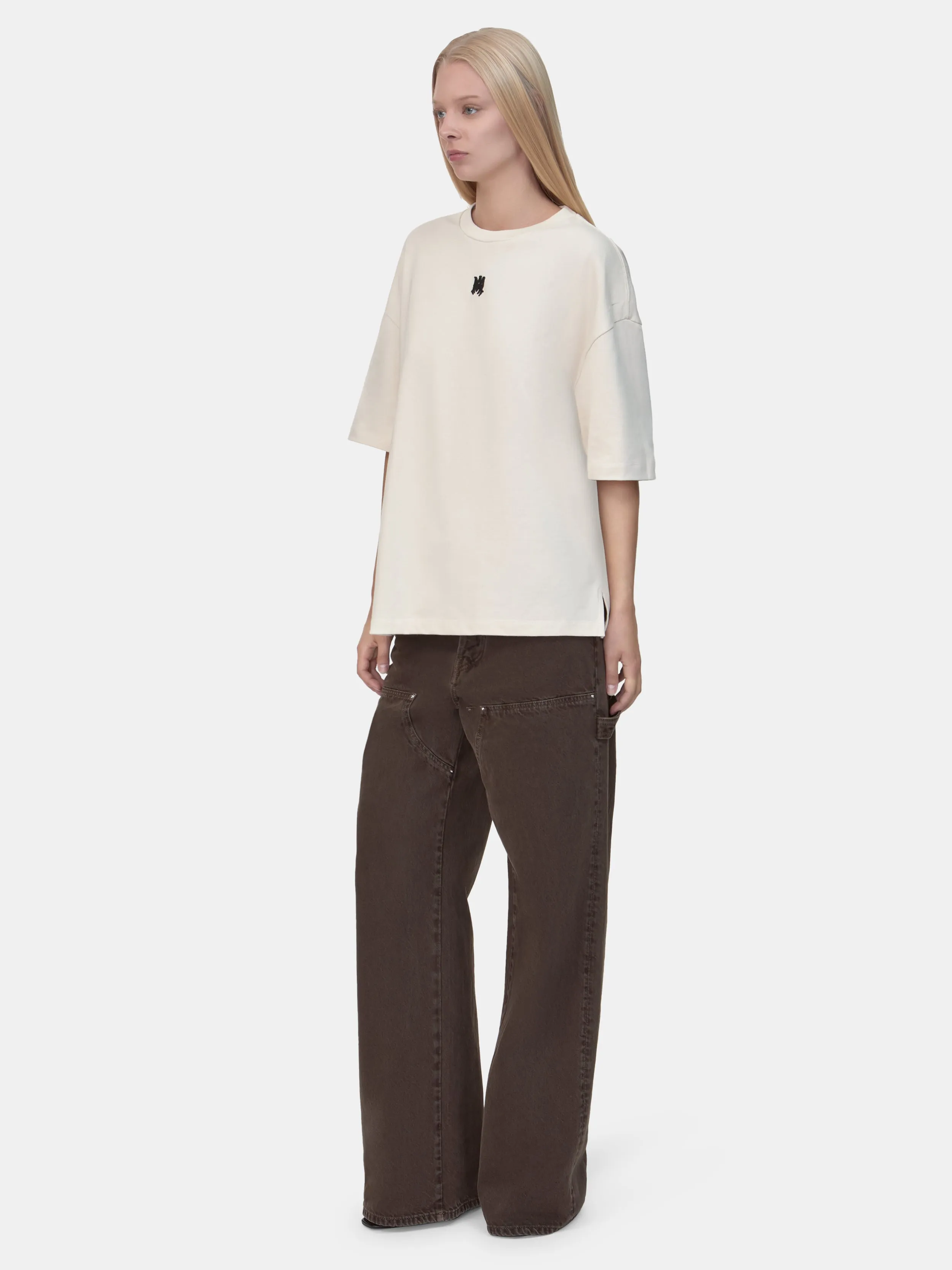 WOMEN - WOMEN'S FADED CARPENTER JEAN - Dark Brown sold by AMIRI product image thumbnail 3