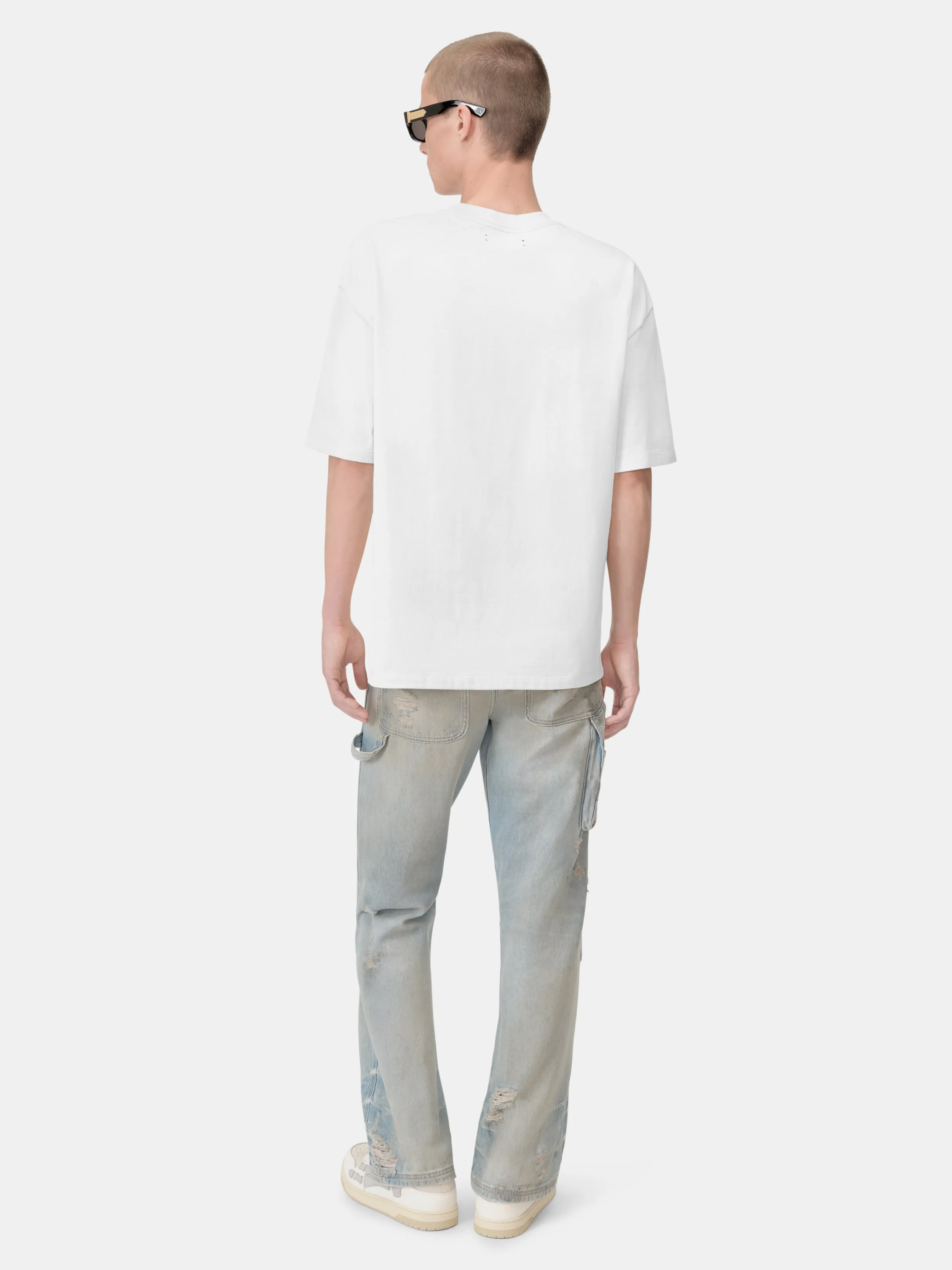 AMIRI SCRIPT SKATER TEE - White sold by AMIRI product image thumbnail 4