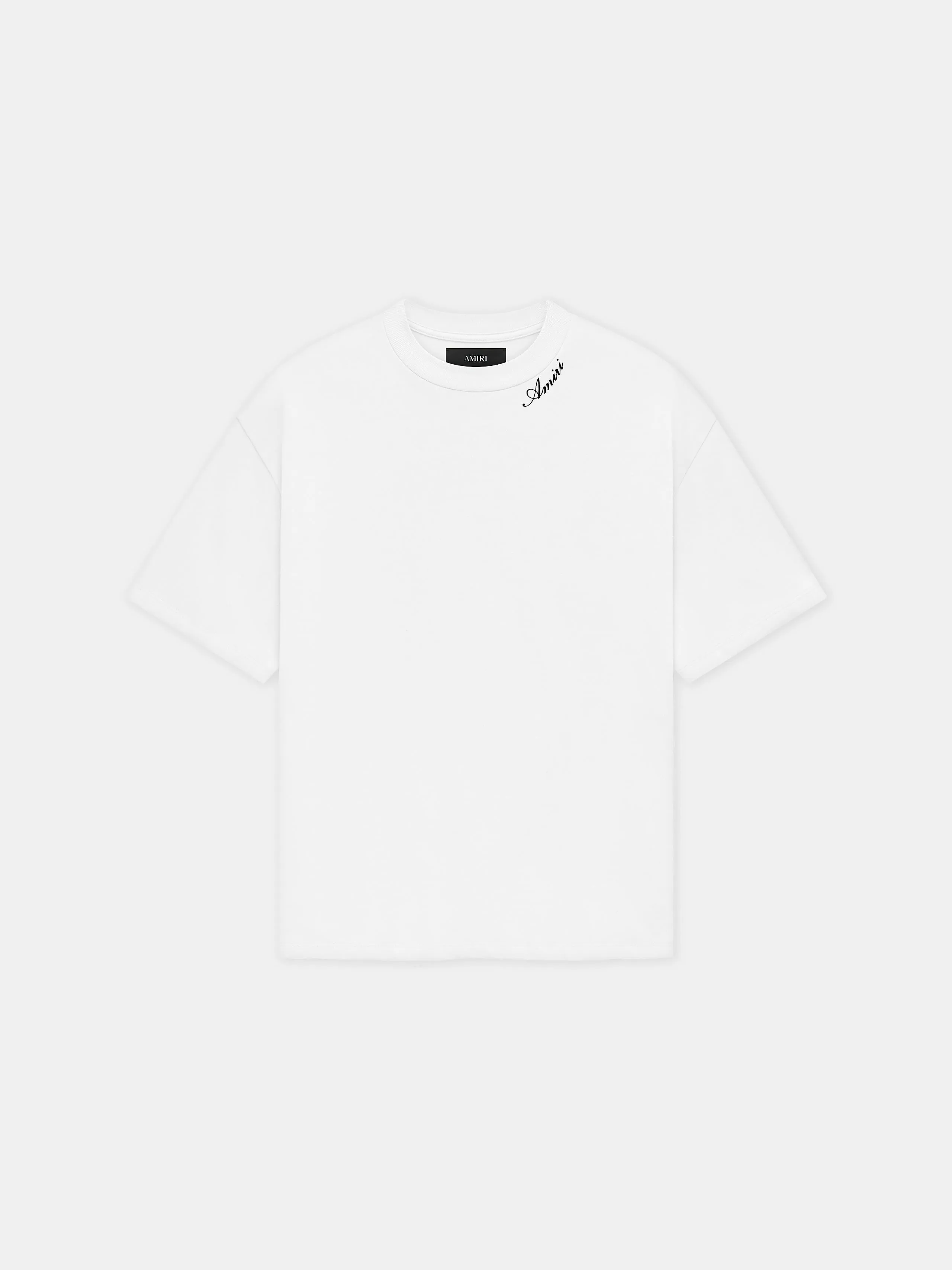 AMIRI SCRIPT SKATER TEE - White sold by AMIRI