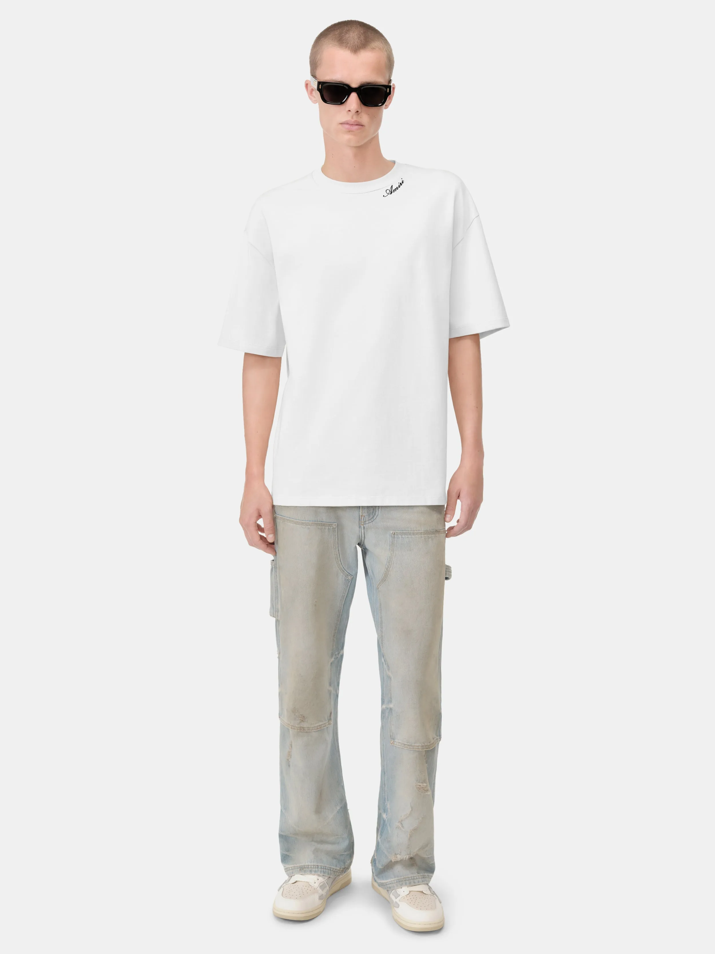 AMIRI SCRIPT SKATER TEE - White sold by AMIRI product image thumbnail 2