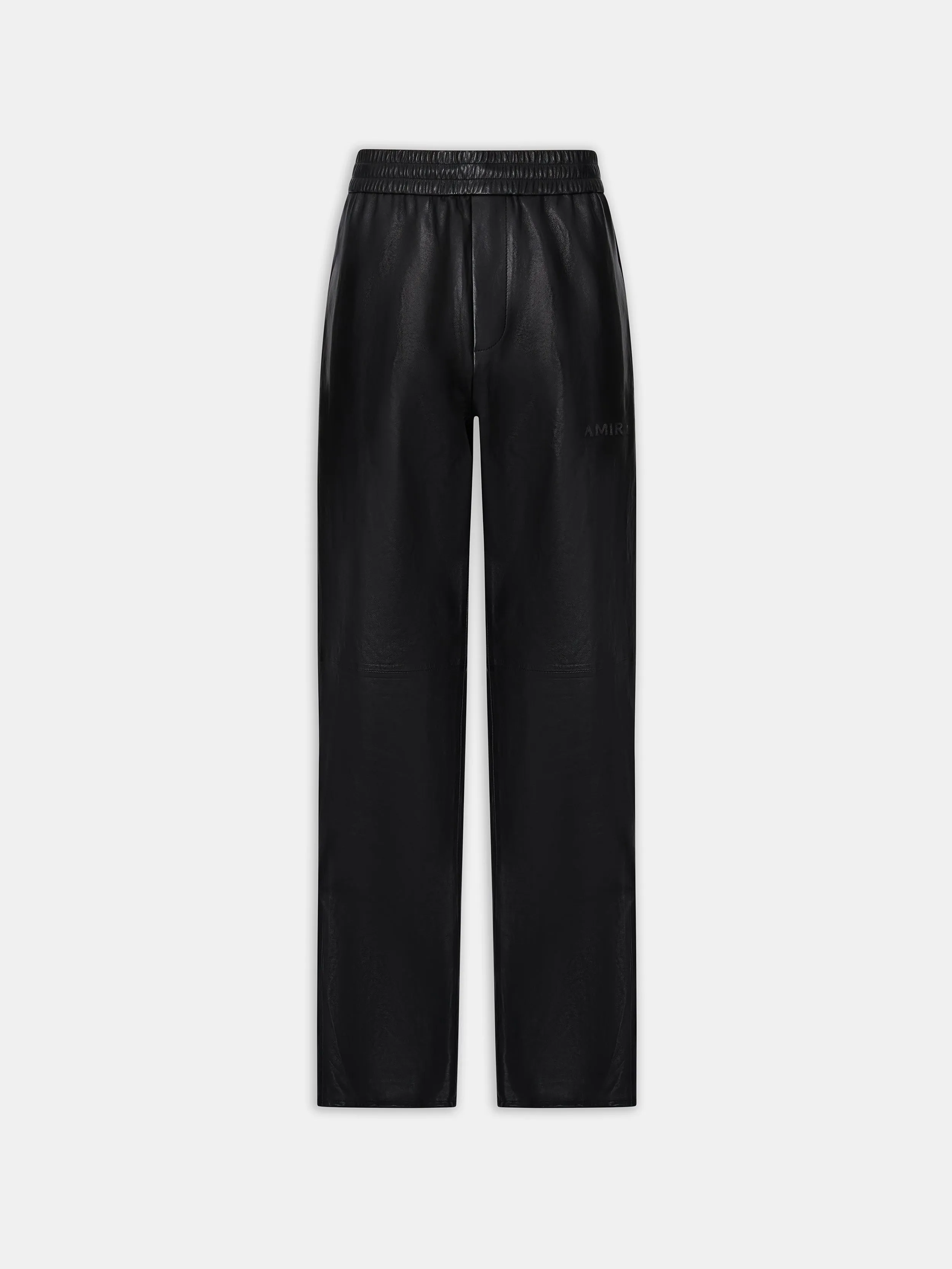LEATHER TRACK PANT - Black sold by AMIRI
