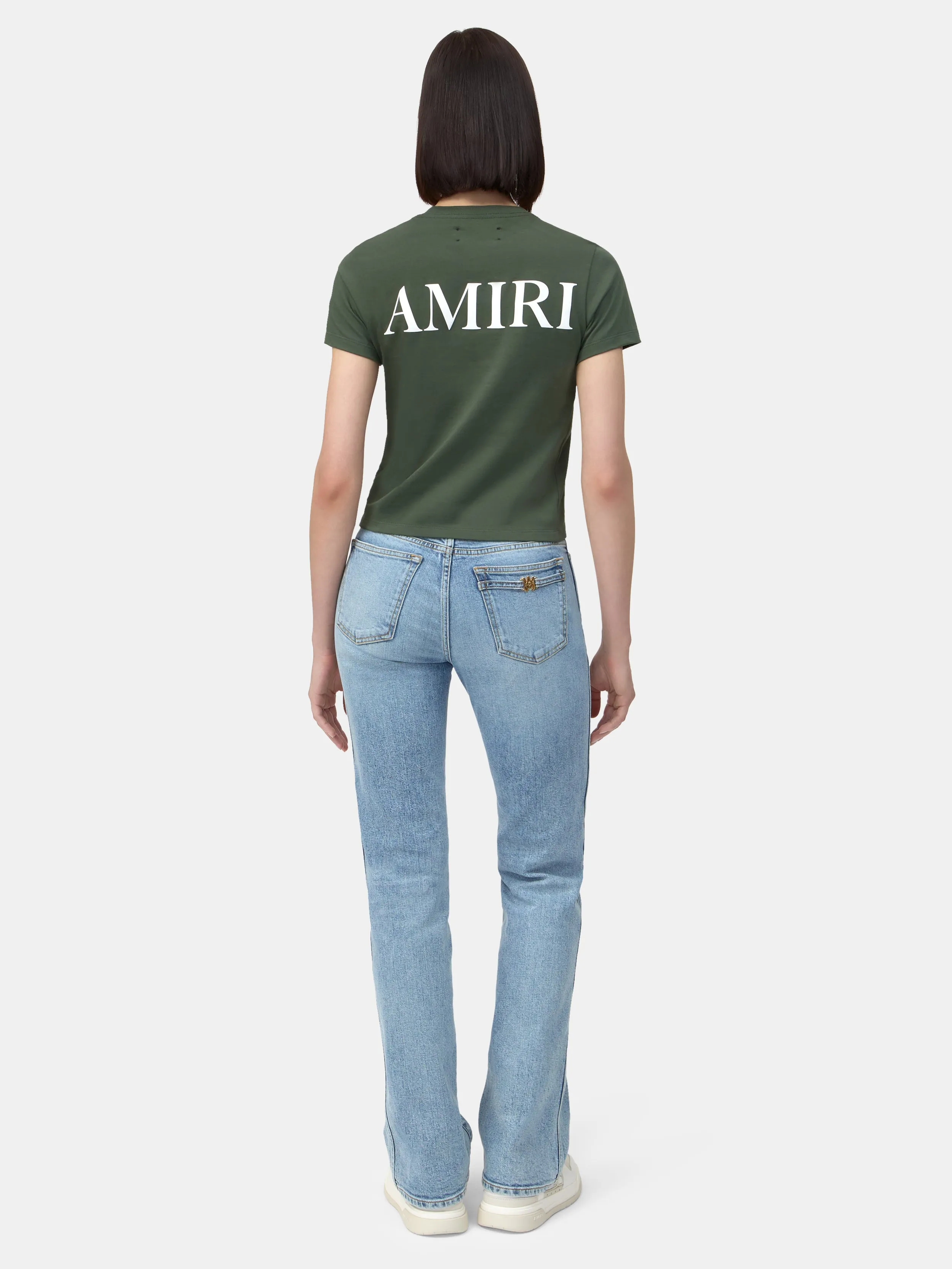 WOMEN - WOMEN'S MA CORE LOGO TEE - Dark Sage sold by AMIRI product image thumbnail 4