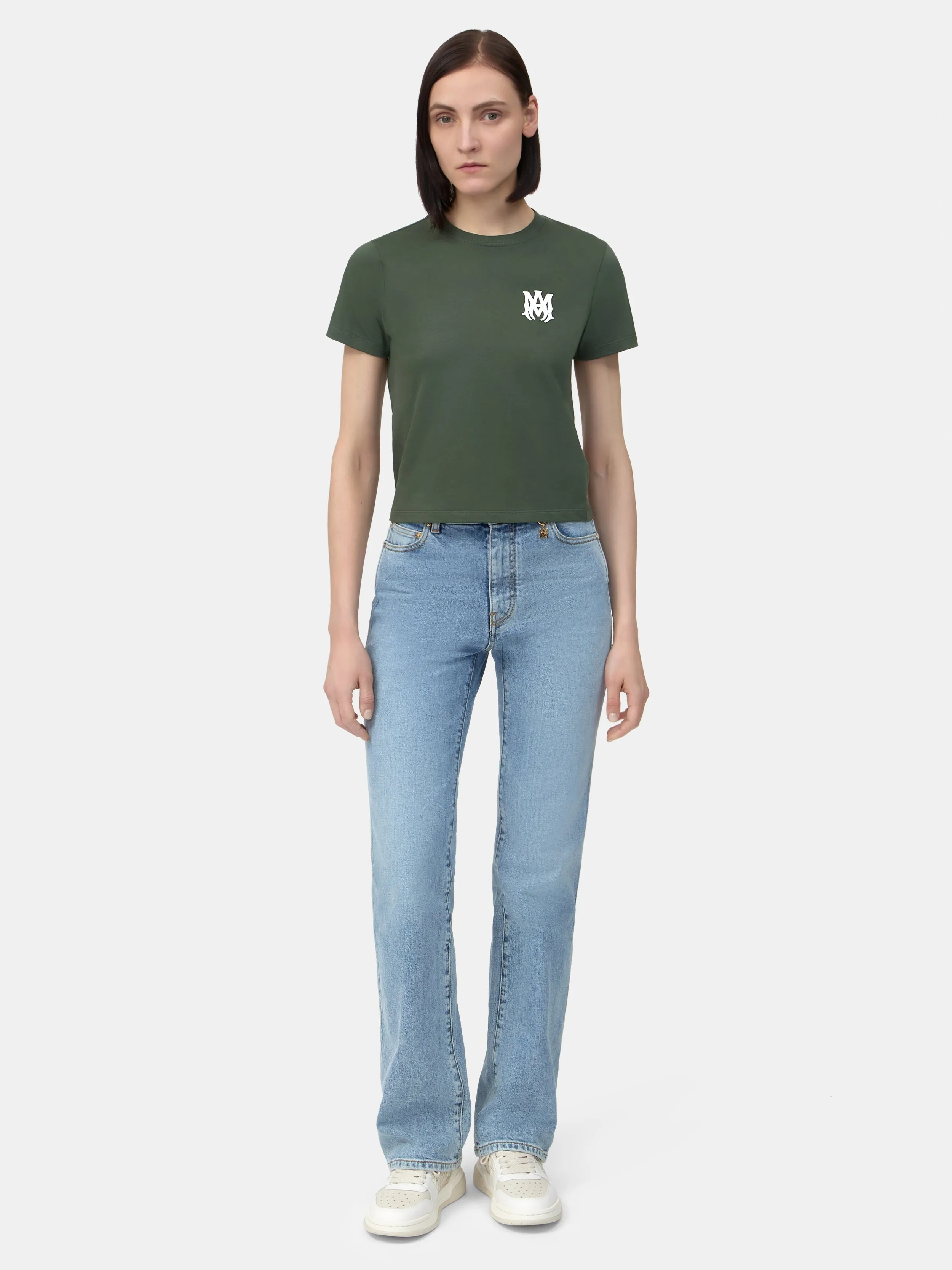 WOMEN - WOMEN'S MA CORE LOGO TEE - Dark Sage sold by AMIRI product image thumbnail 2