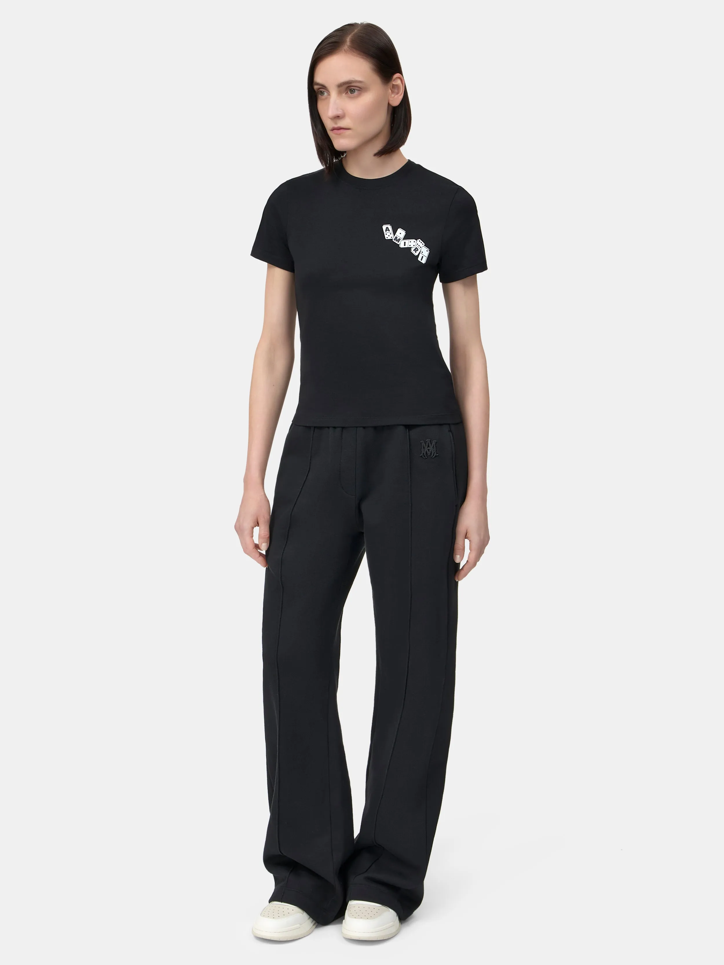 WOMEN - WOMEN'S AMIRI DOMINO TEE - Black sold by AMIRI product image thumbnail 3