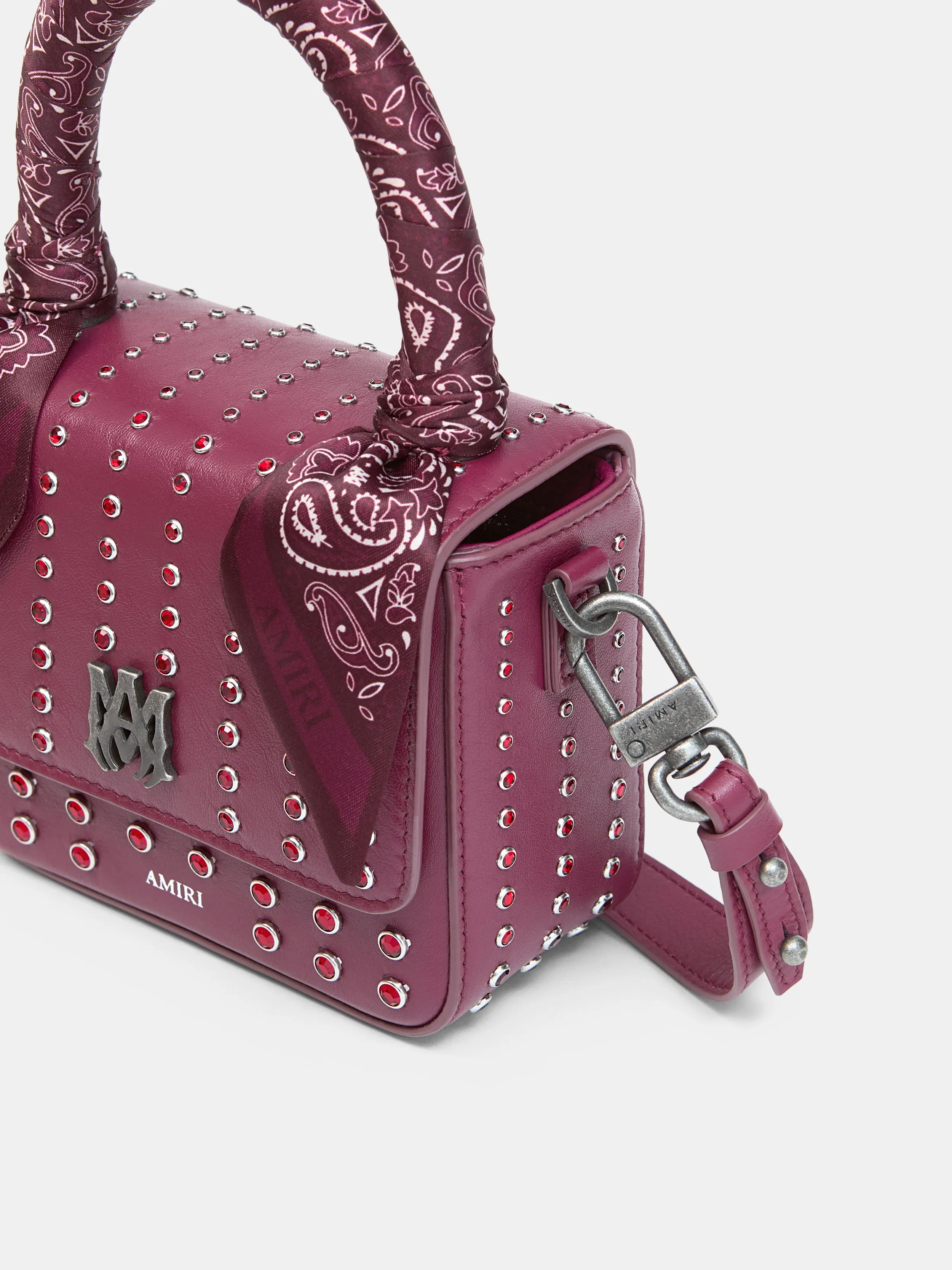 WOMEN - WOMEN'S MICRO MA STUD BAG - Aged Port sold by AMIRI product image thumbnail 4