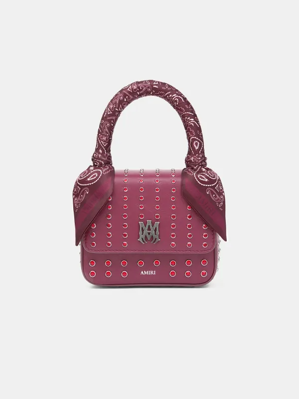 WOMEN - WOMEN'S MICRO MA STUD BAG - Aged Port made by AMIRI