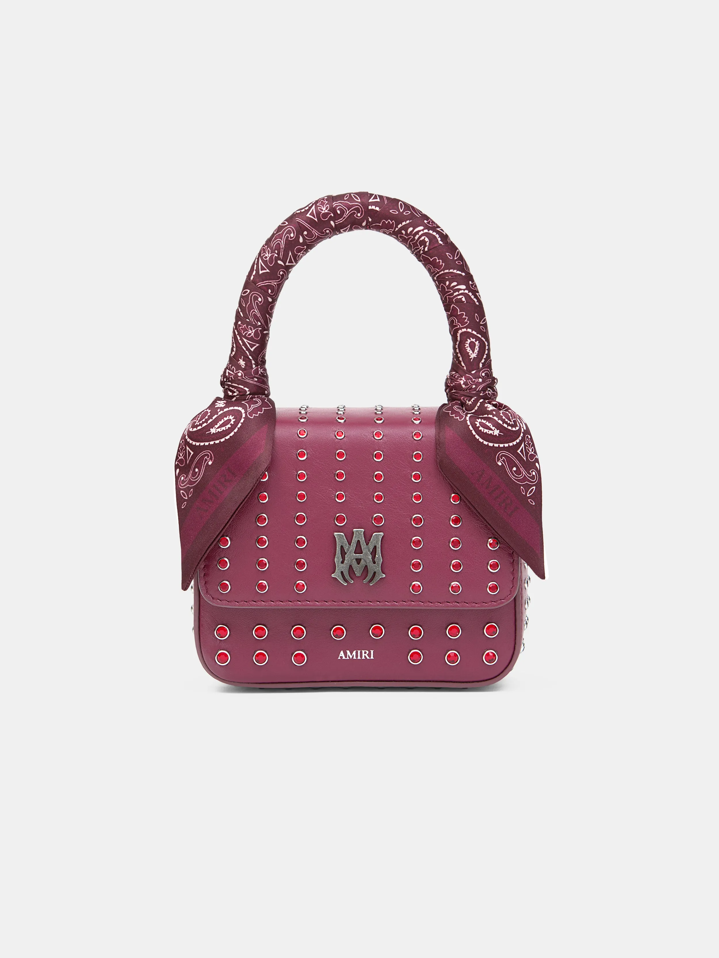 WOMEN - WOMEN'S MICRO MA STUD BAG - Aged Port sold by AMIRI
