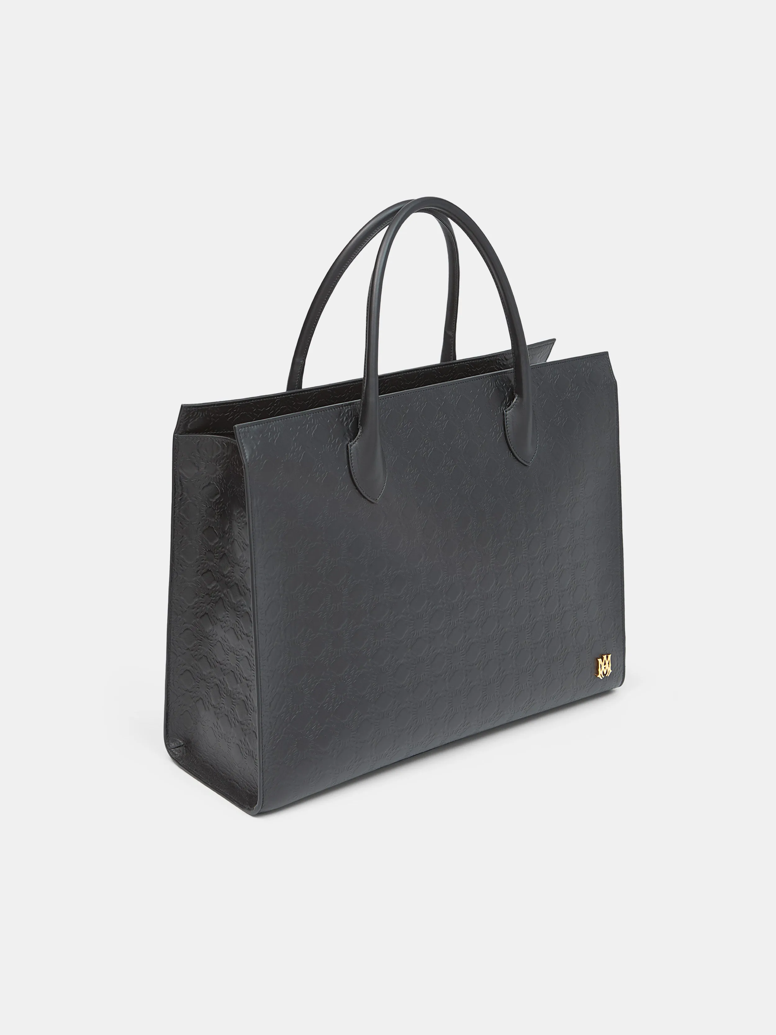 MA QUAD LEATHER SMALL TOTE - Black sold by AMIRI product image thumbnail 3