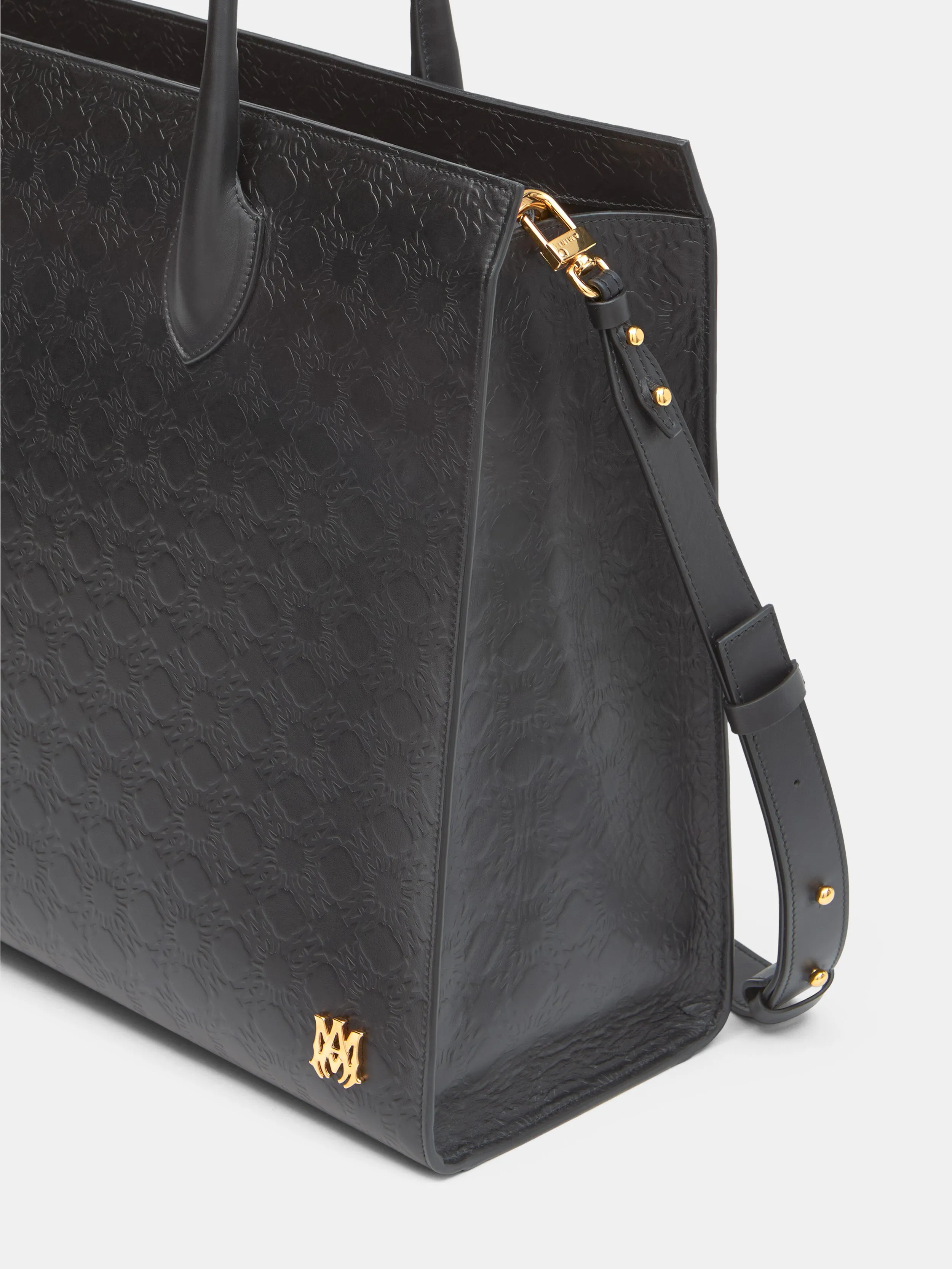 MA QUAD LEATHER SMALL TOTE - Black sold by AMIRI product image thumbnail 4