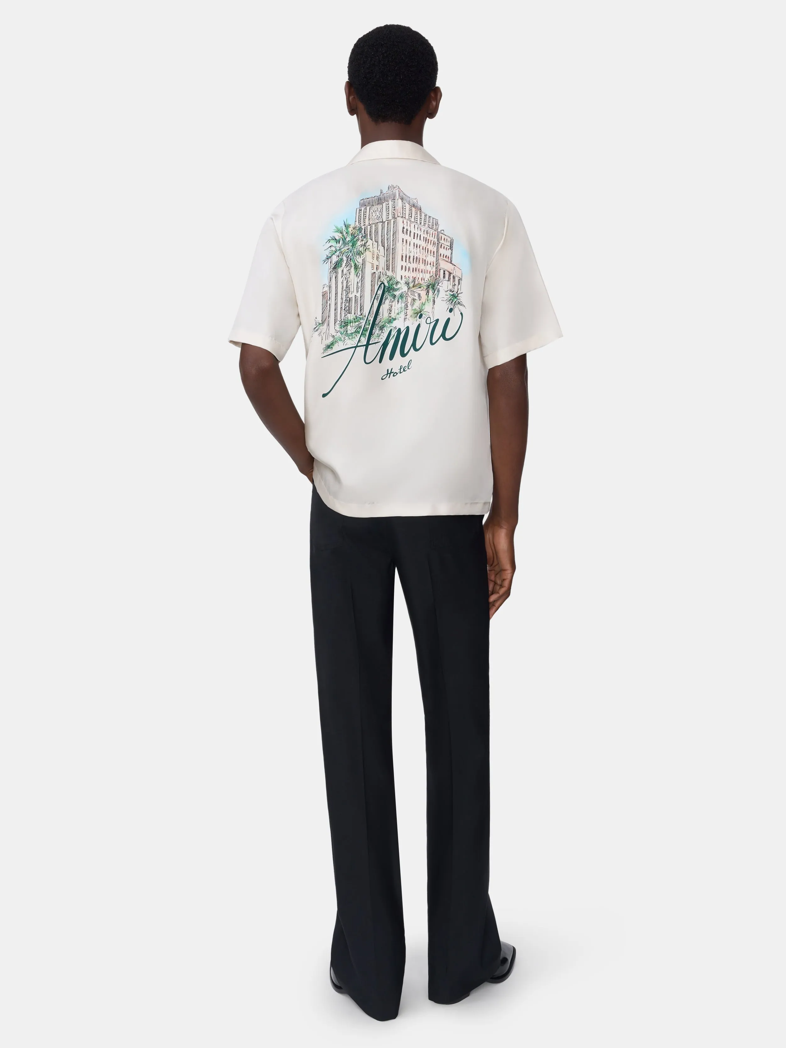 AMIRI HOTEL BOWLING SHIRT - ALABASTER sold by AMIRI product image thumbnail 4