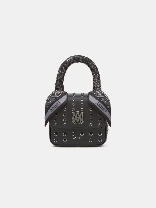 WOMEN - WOMEN'S NANO MA STUD BAG - Black sold by AMIRI