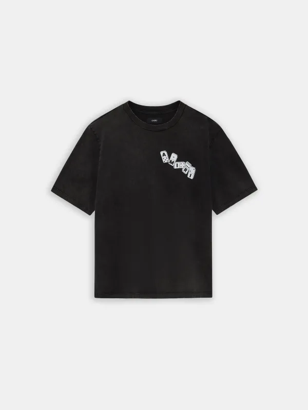 AMIRI DOMINO TEE - Black made by AMIRI