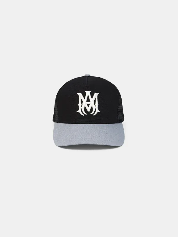 MA TRUCKER HAT - Black sold by AMIRI