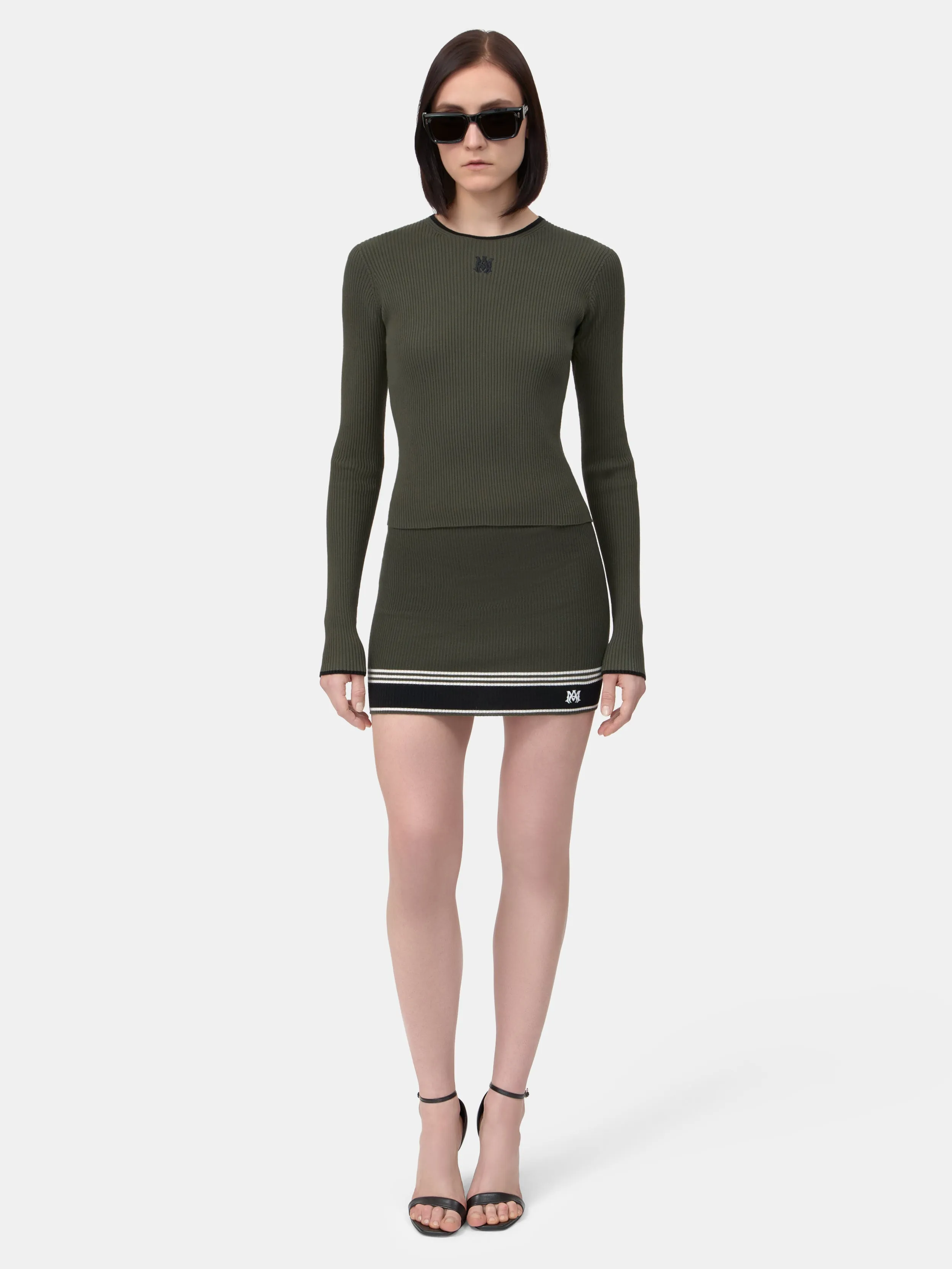 WOMEN - WOMEN'S MA LONG SLEEVE TEE - Dark Sage sold by AMIRI product image thumbnail 2