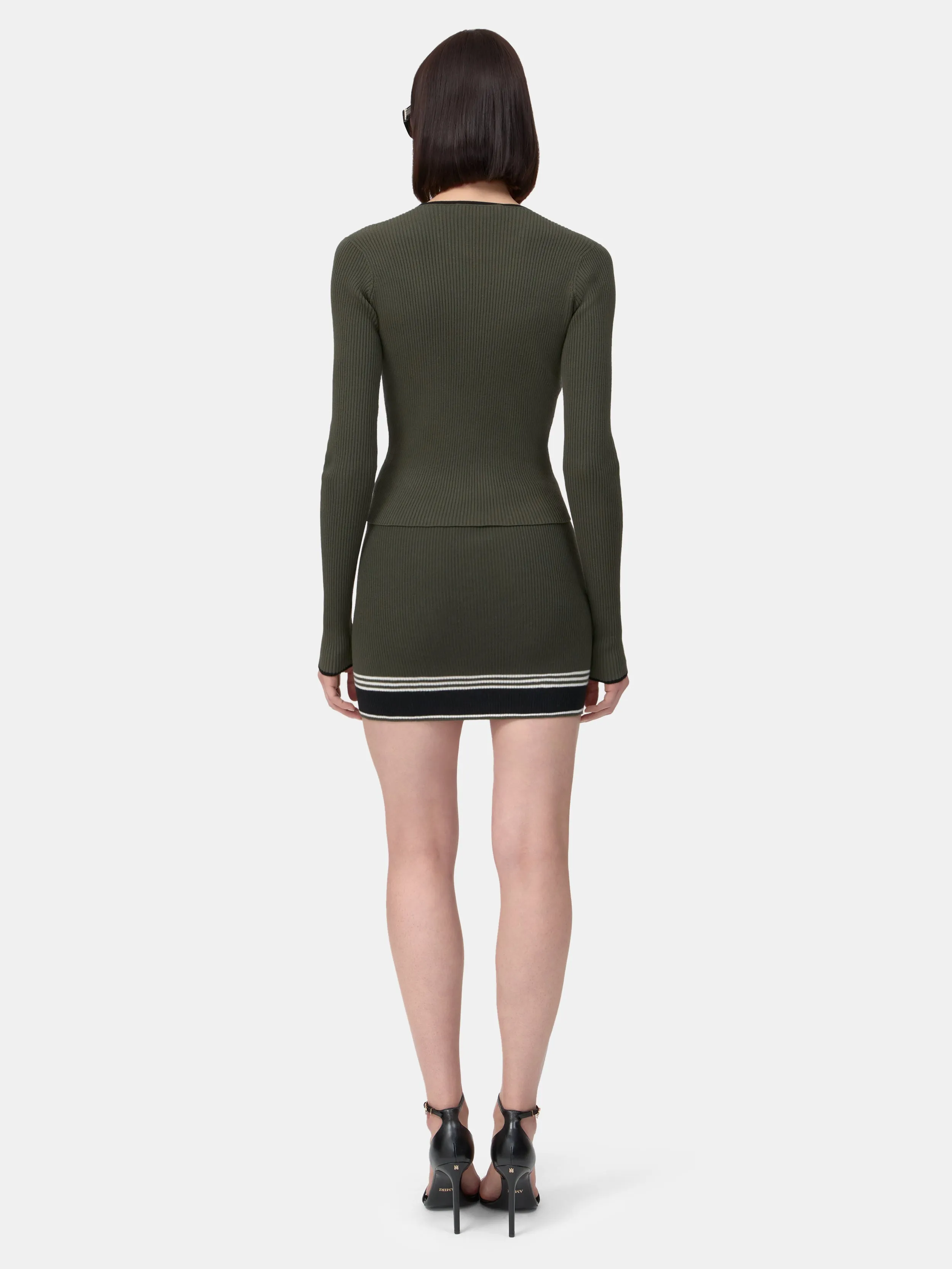 WOMEN - WOMEN'S MA LONG SLEEVE TEE - Dark Sage sold by AMIRI product image thumbnail 4