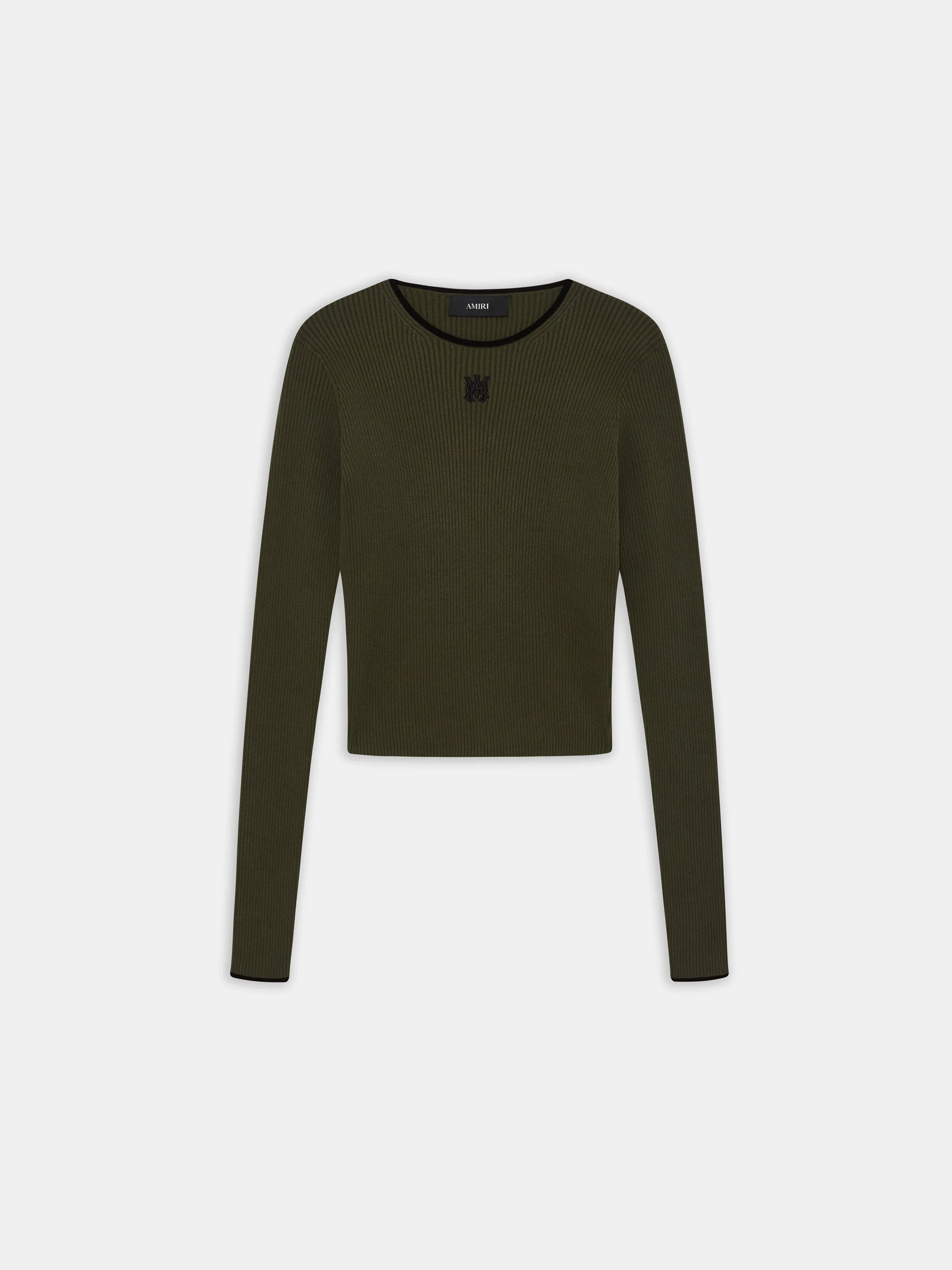 WOMEN - WOMEN'S MA LONG SLEEVE TEE - Dark Sage sold by AMIRI