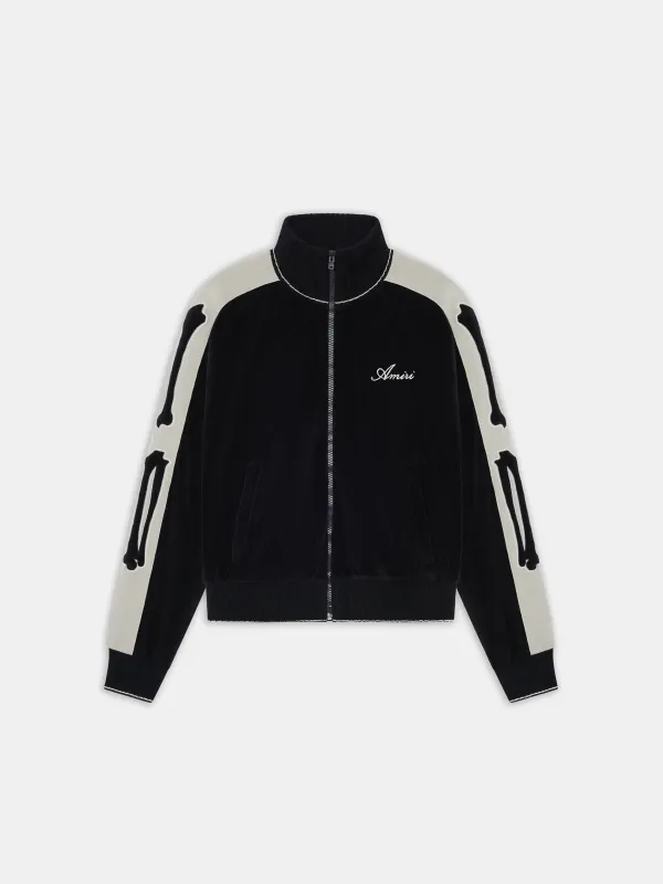 BONES TRACK JACKET - Black made by AMIRI