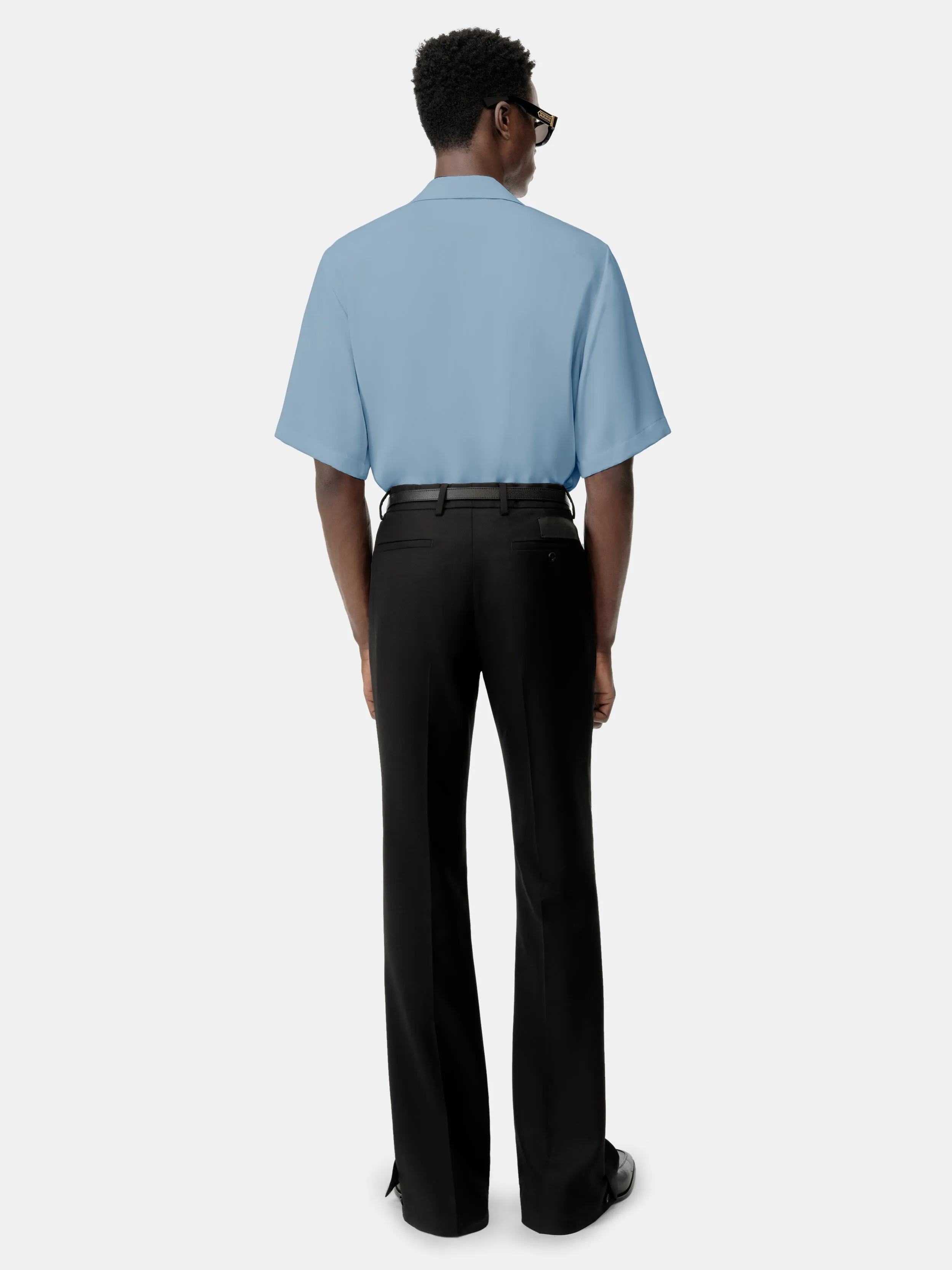 AMIRI CAMP SHIRT - Ashley Blue sold by AMIRI product image thumbnail 4