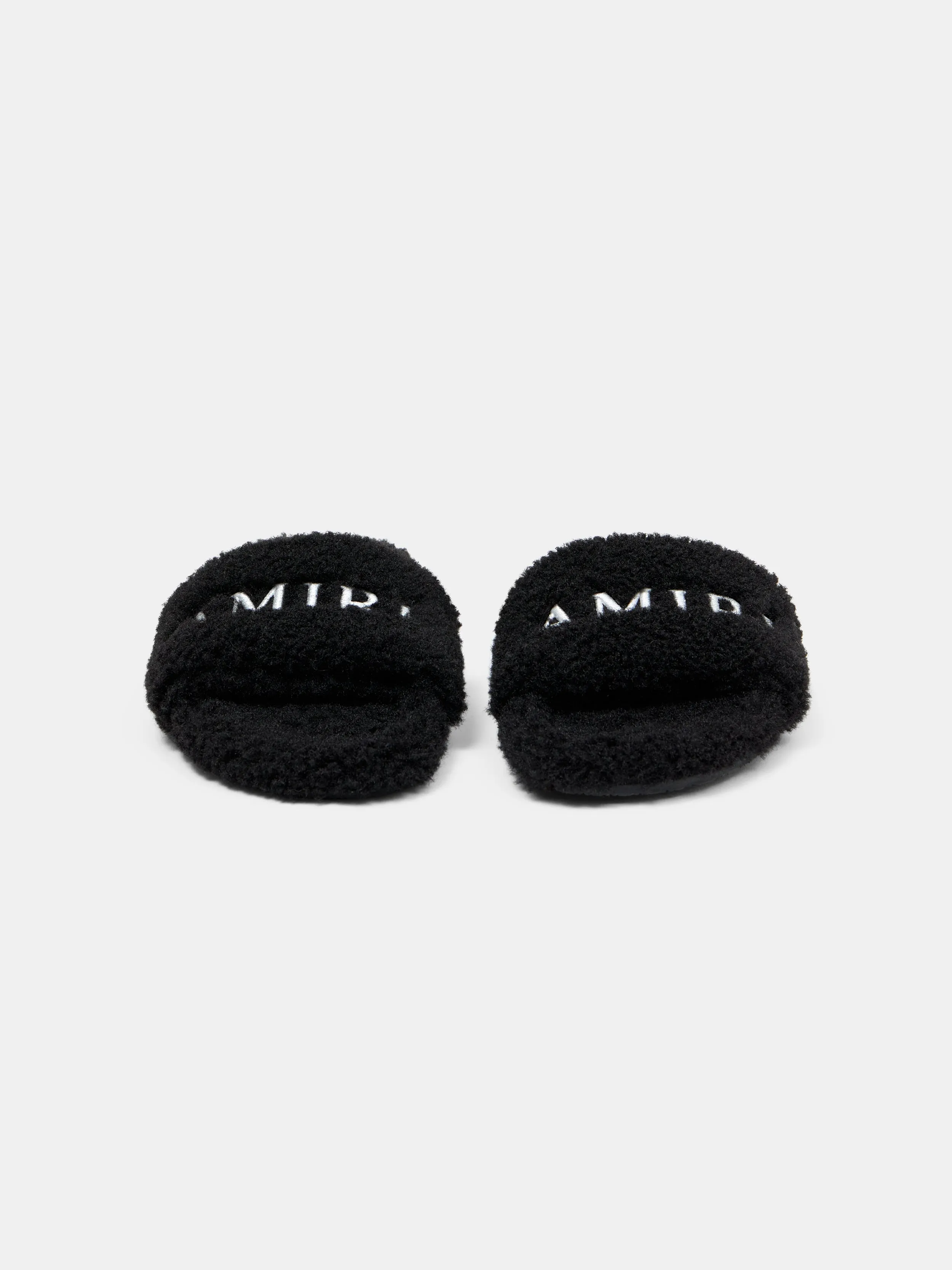 WOMEN - WOMEN'S AMIRI SHEARLING SLIDE - Black sold by AMIRI product image thumbnail 3