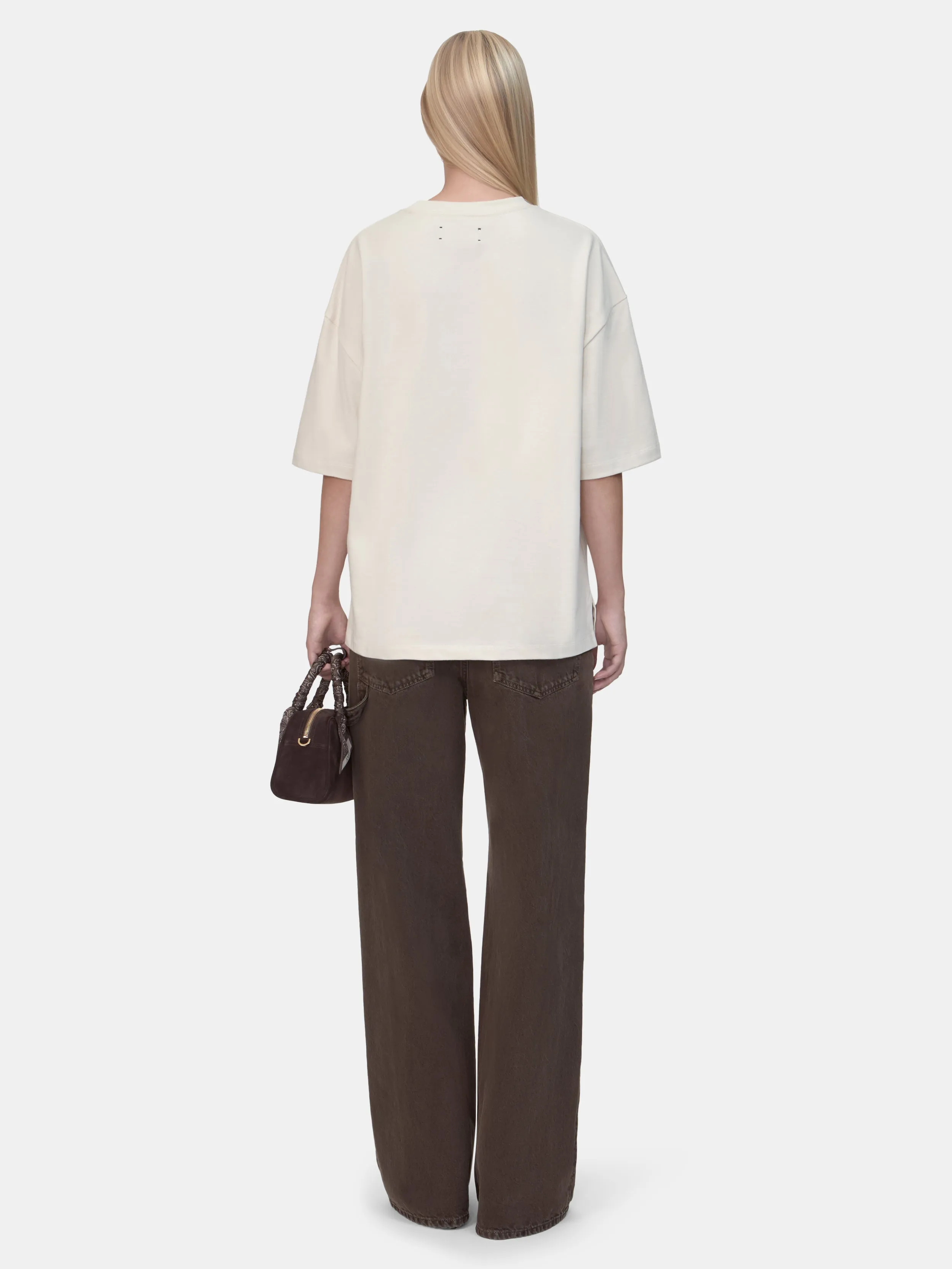 WOMEN - WOMEN'S MA DROP SHOULDER TEE - Cream sold by AMIRI product image thumbnail 4
