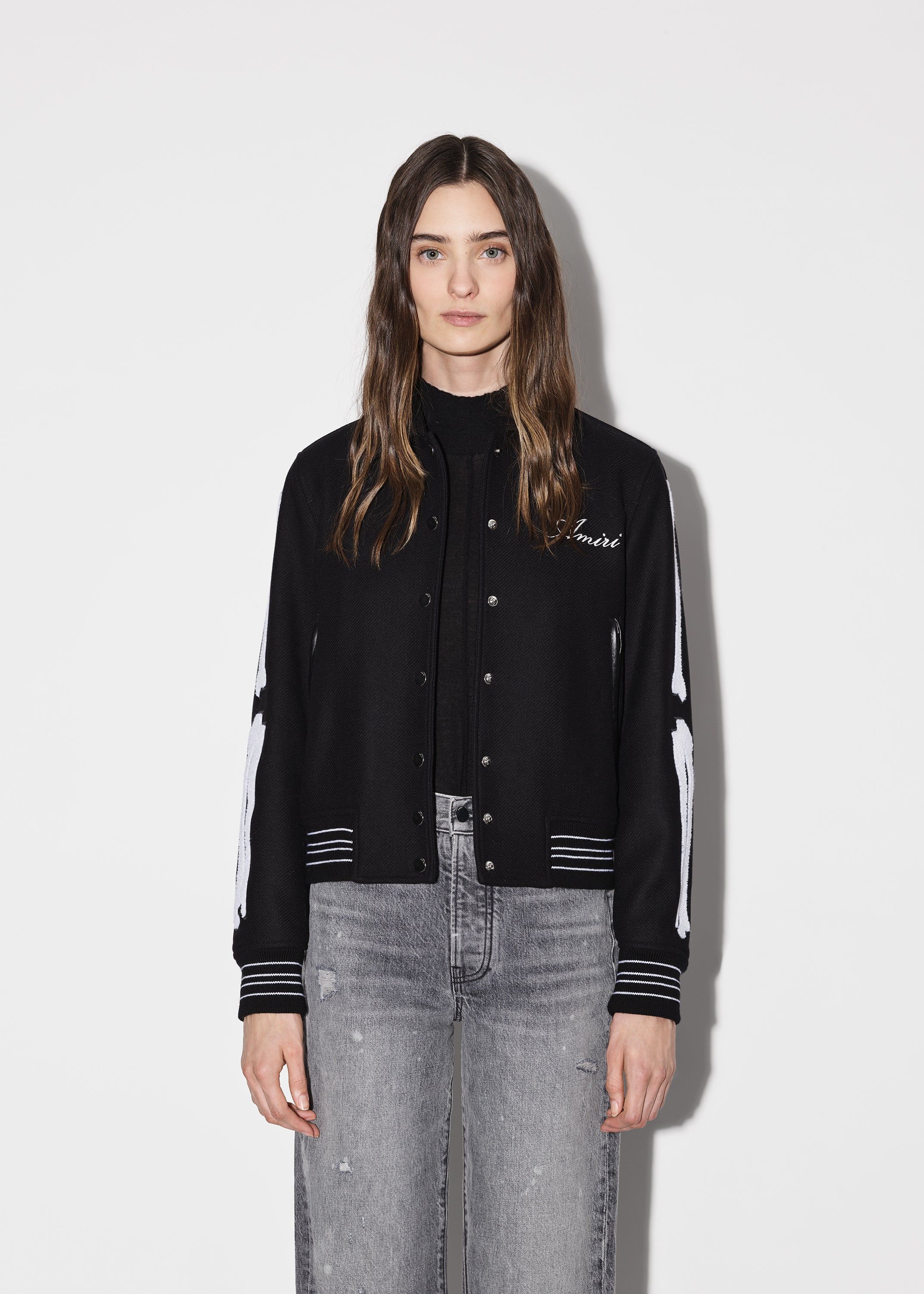 WOMEN - WOMEN'S BONES JACKET - Black sold by AMIRI product image thumbnail 4