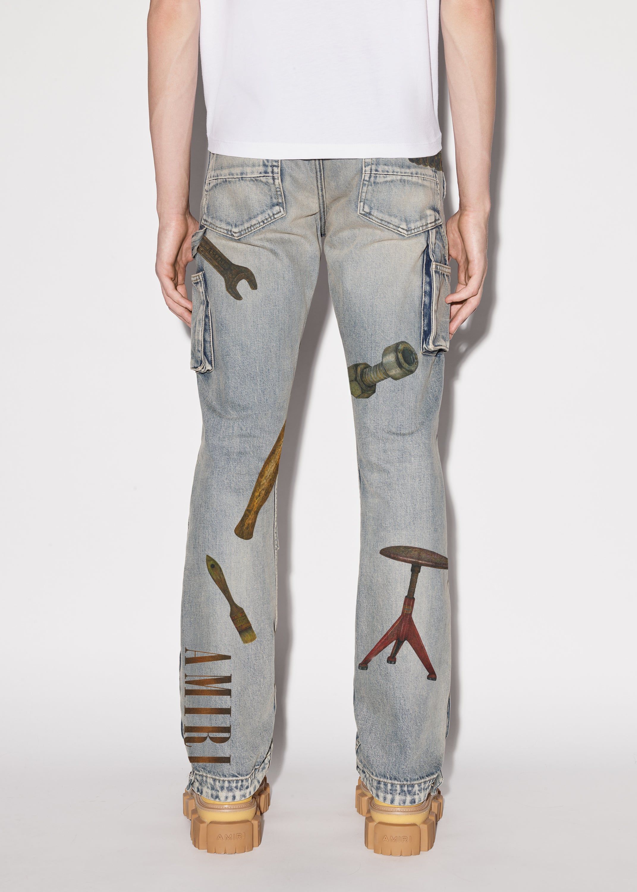 RHEE STUDIO CARPENTER PANT - CLAY INDIGO sold by AMIRI product image thumbnail 4