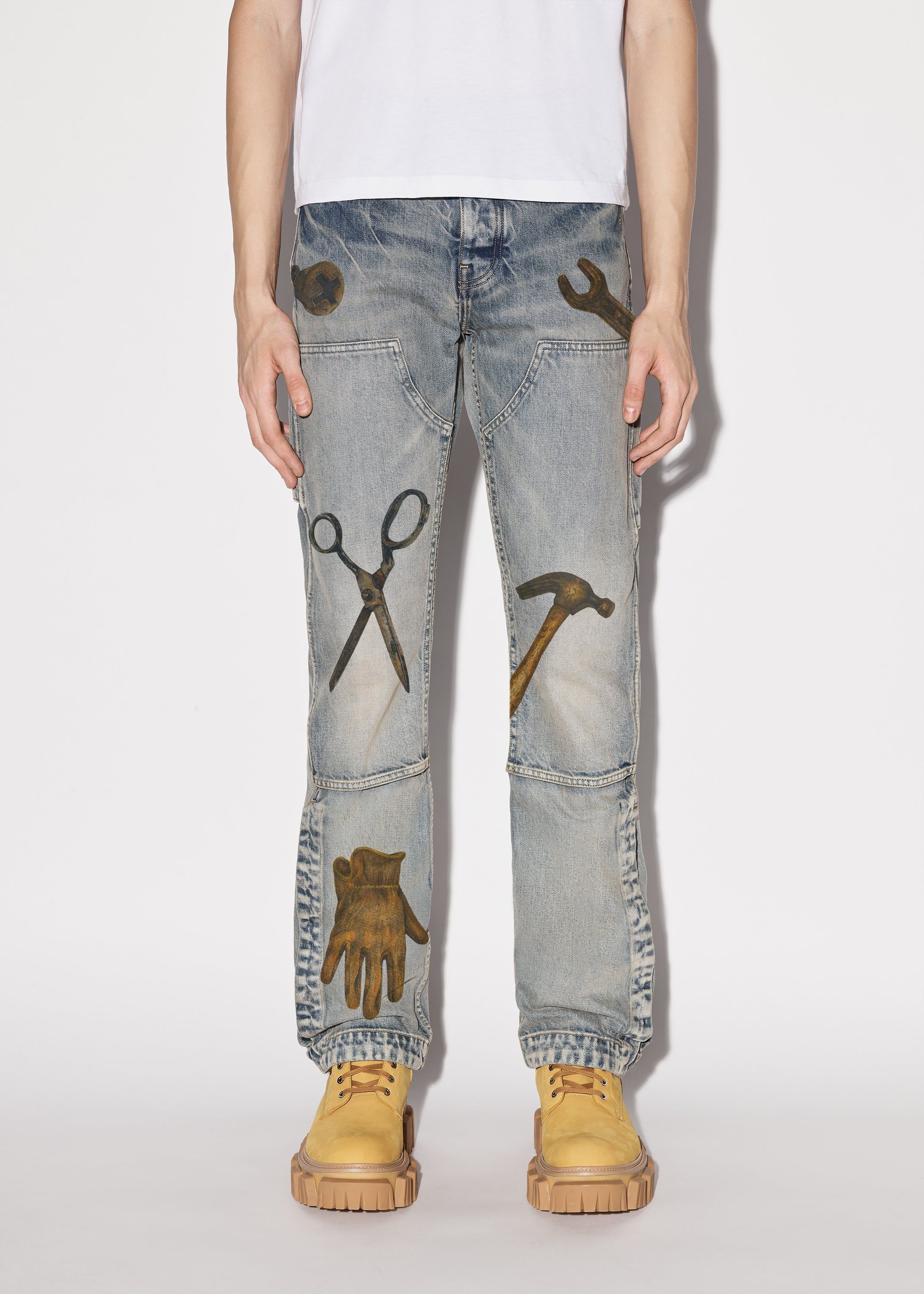 RHEE STUDIO CARPENTER PANT - CLAY INDIGO sold by AMIRI product image thumbnail 2