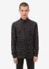 MICRO PLAYBOY LONG SLEEVE SHIRT - BLACK sold by AMIRI