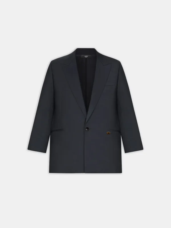 SINGLE-BREASTED TUXEDO JACKET - BLACK made by AMIRI