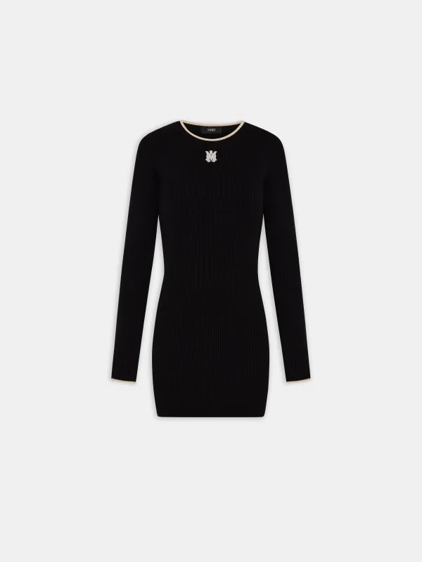 WOMEN - WOMEN'S MA MINI DRESS - Black sold by AMIRI
