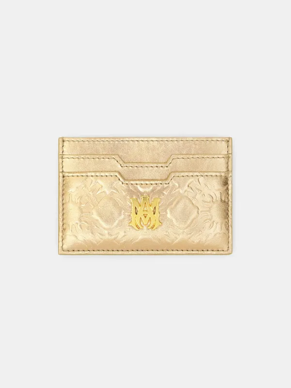 MA QUAD FOIL CARD HOLDER - Champagne sold by AMIRI