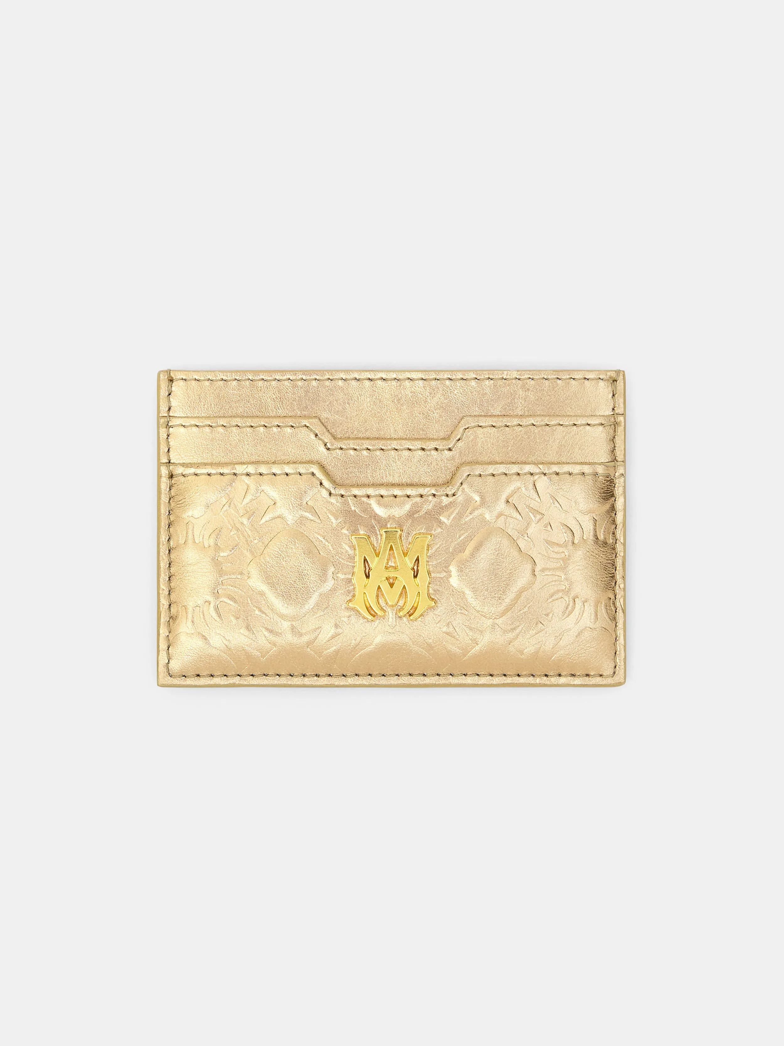 MA QUAD FOIL CARD HOLDER - Champagne sold by AMIRI
