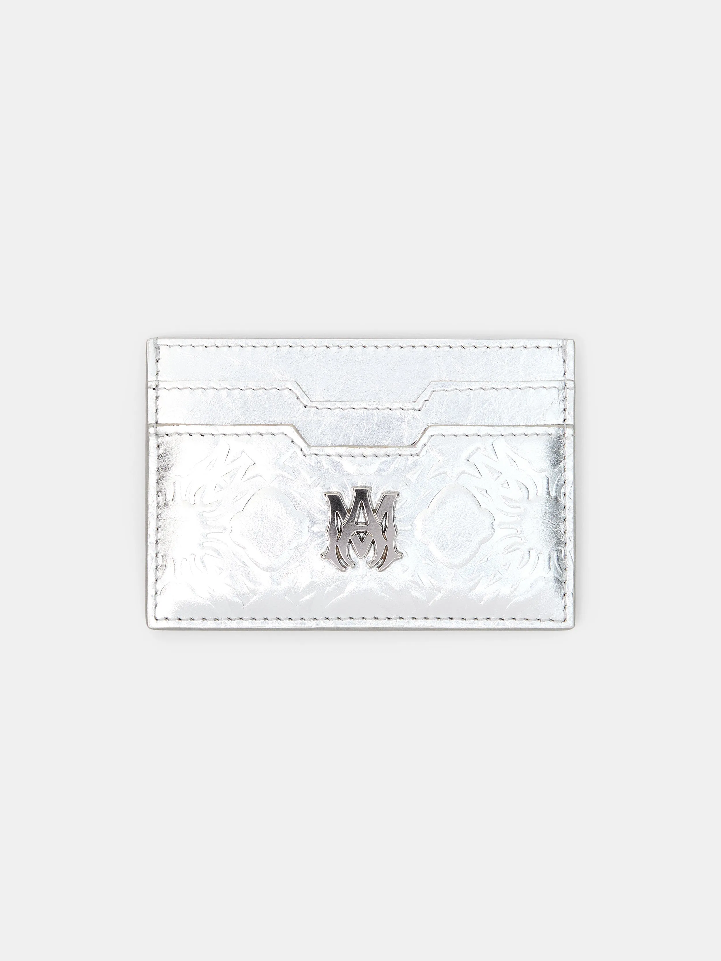 MA QUAD FOIL CARD HOLDER - Silver sold by AMIRI