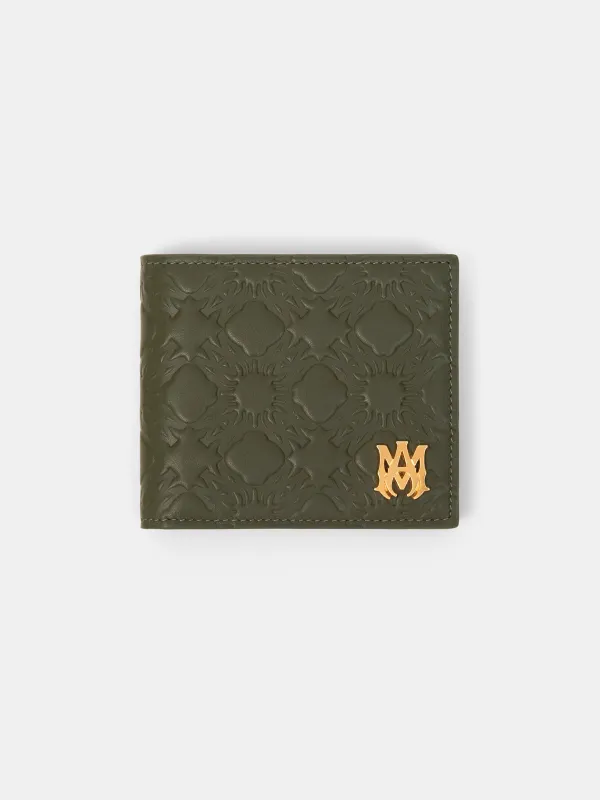 MA QUAD LEATHER BIFOLD - Dark Sage made by AMIRI